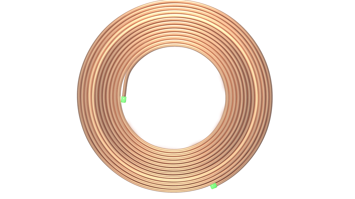 Труба медная 06,35x0,61x50000мм (1/4"х0,024") Refpipe Master SPL-06061-50RM