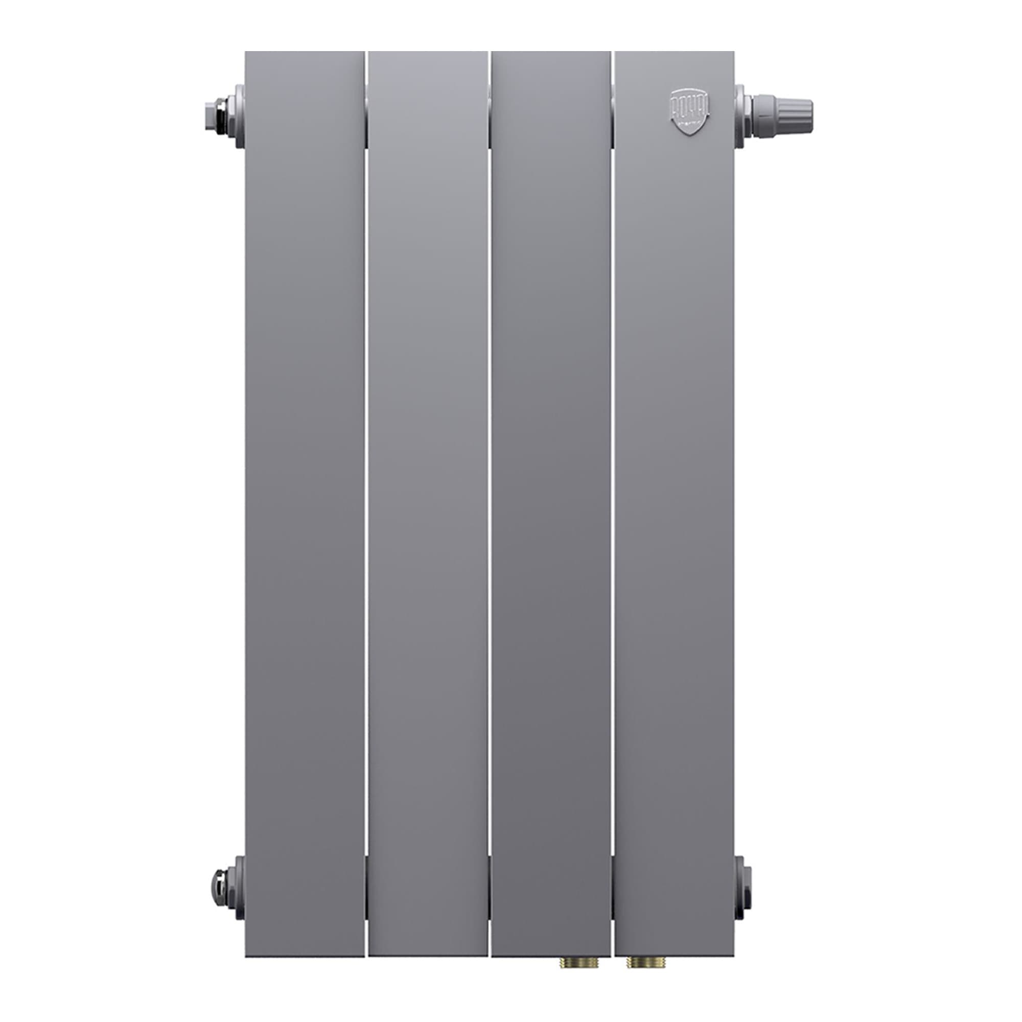 Радиатор Royal Thermo PianoForte 500 Silver Satin VDR80 - 4 секц. — фото 2
