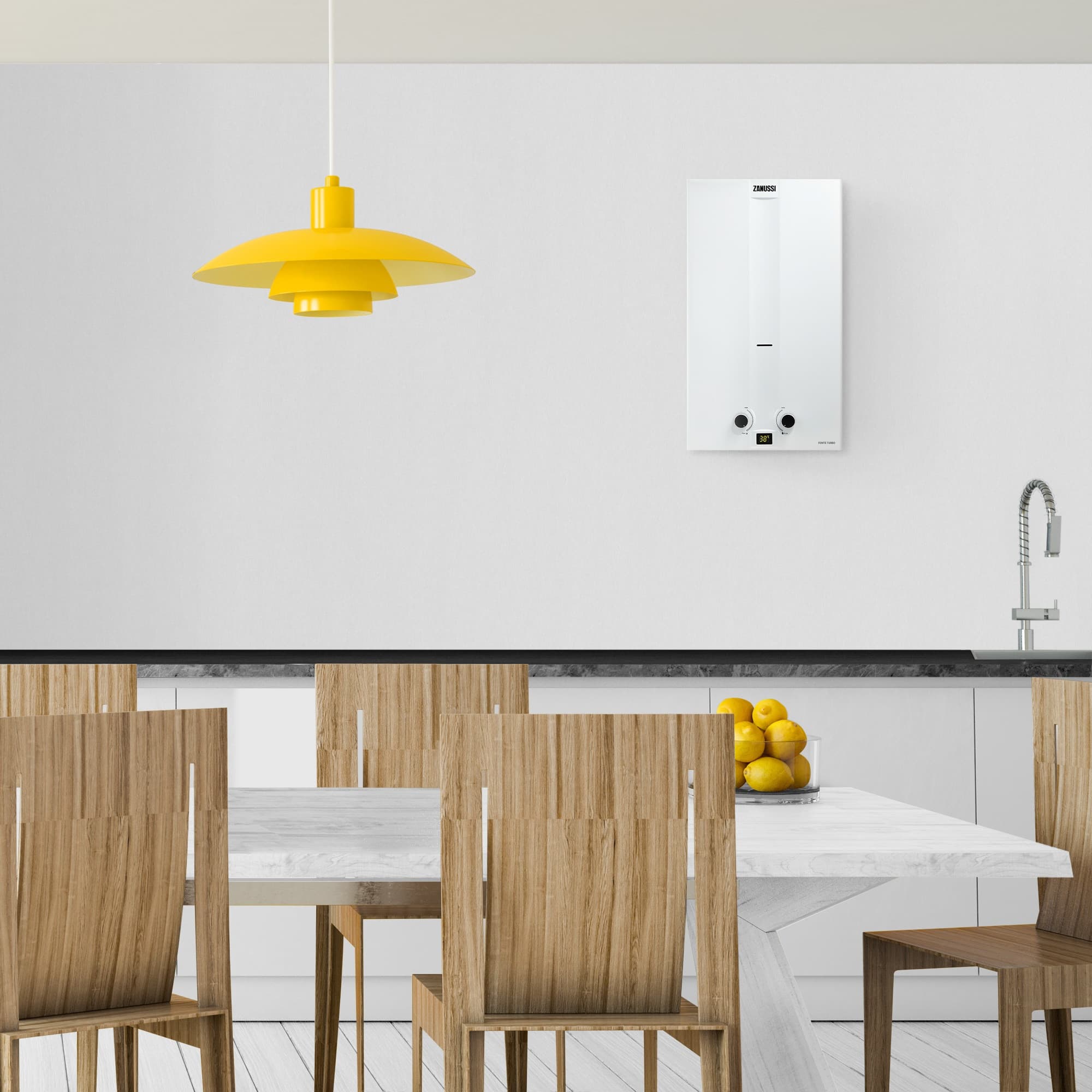 Колонка газовая Zanussi GWH 10 Fonte Turbo — фото 7