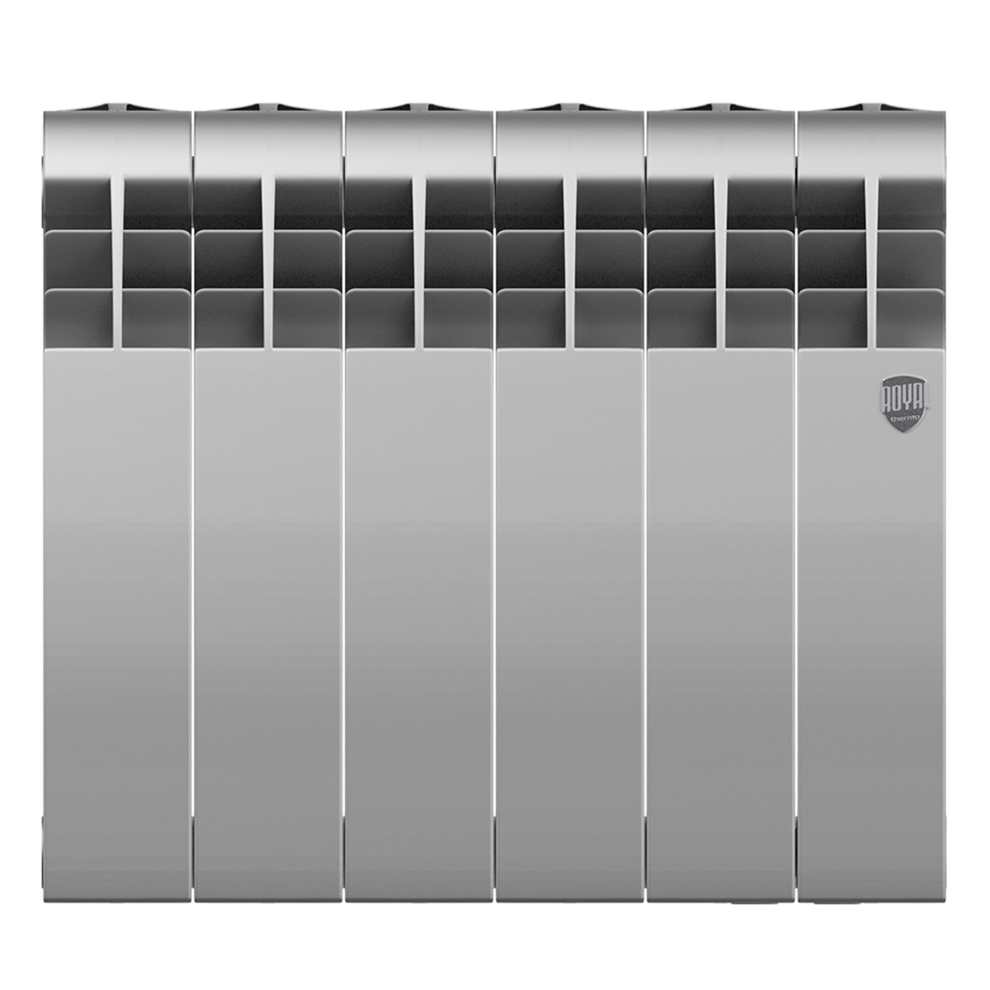 Радиатор Royal Thermo BiLiner 350 /Silver Satin - 6 секц. — фото 2