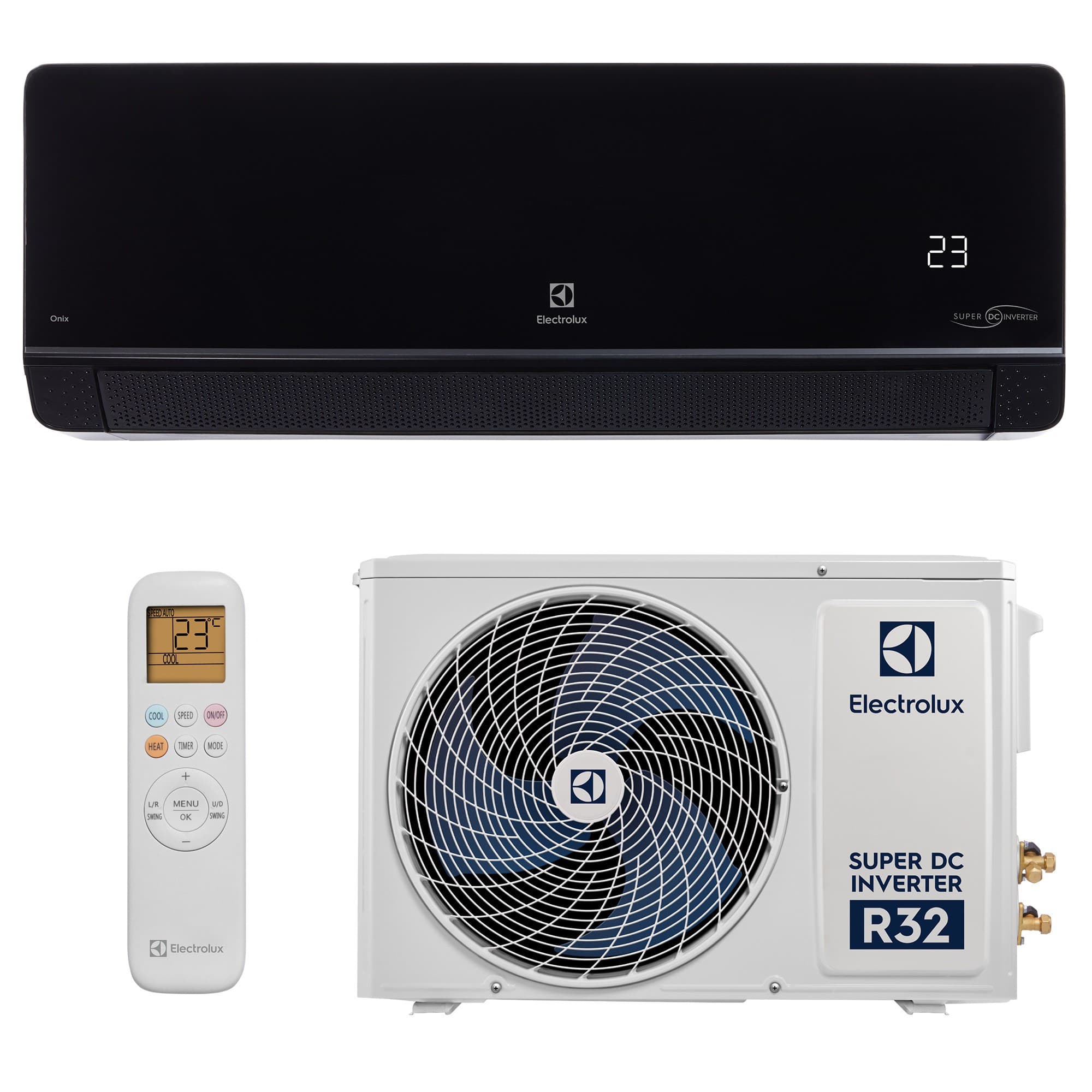 Сплит-система инверторного типа Electrolux Onix Super DC EACS/I-12HIX-BLACK/N8 комплект — фото 8