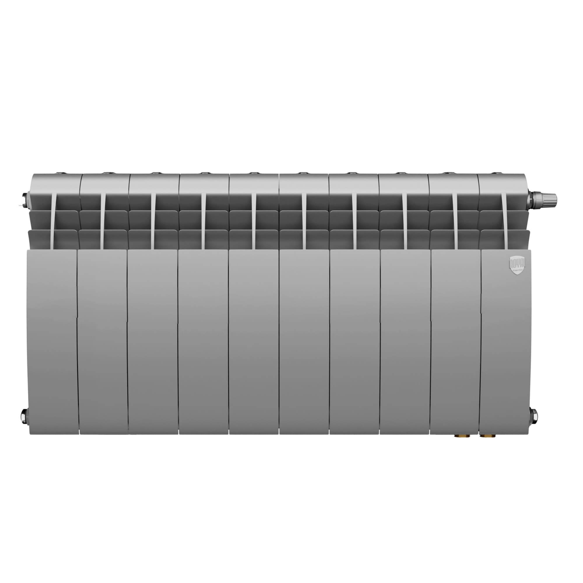 Радиатор Royal Thermo BiLiner 350 Silver Satin VR80 - 10 секц. — фото 2