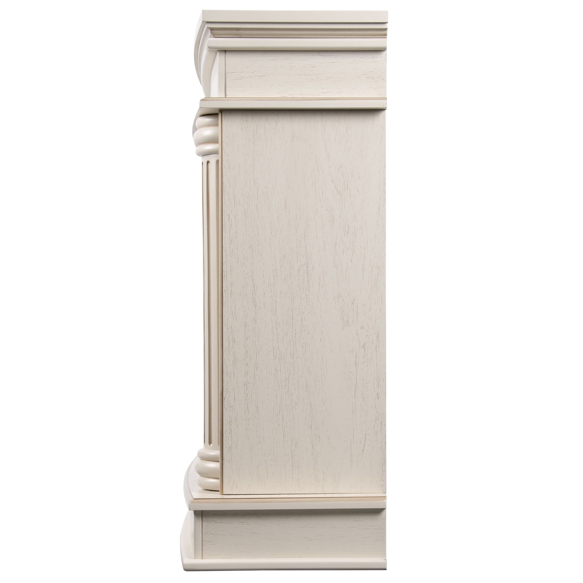 Каминокомплект: Очаг Electrolux EFP/P-4220LS, портал Olympia 42/40/36, сл. кость с зол. патиной — фото 3