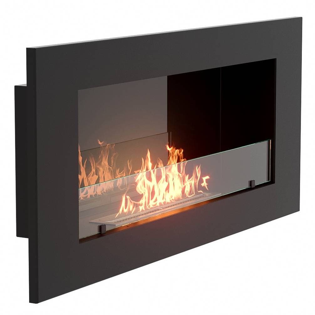 Каминокомплект:Биокамин Firelight BFP/W-110+Набор керамических камней М, черные — фото 2