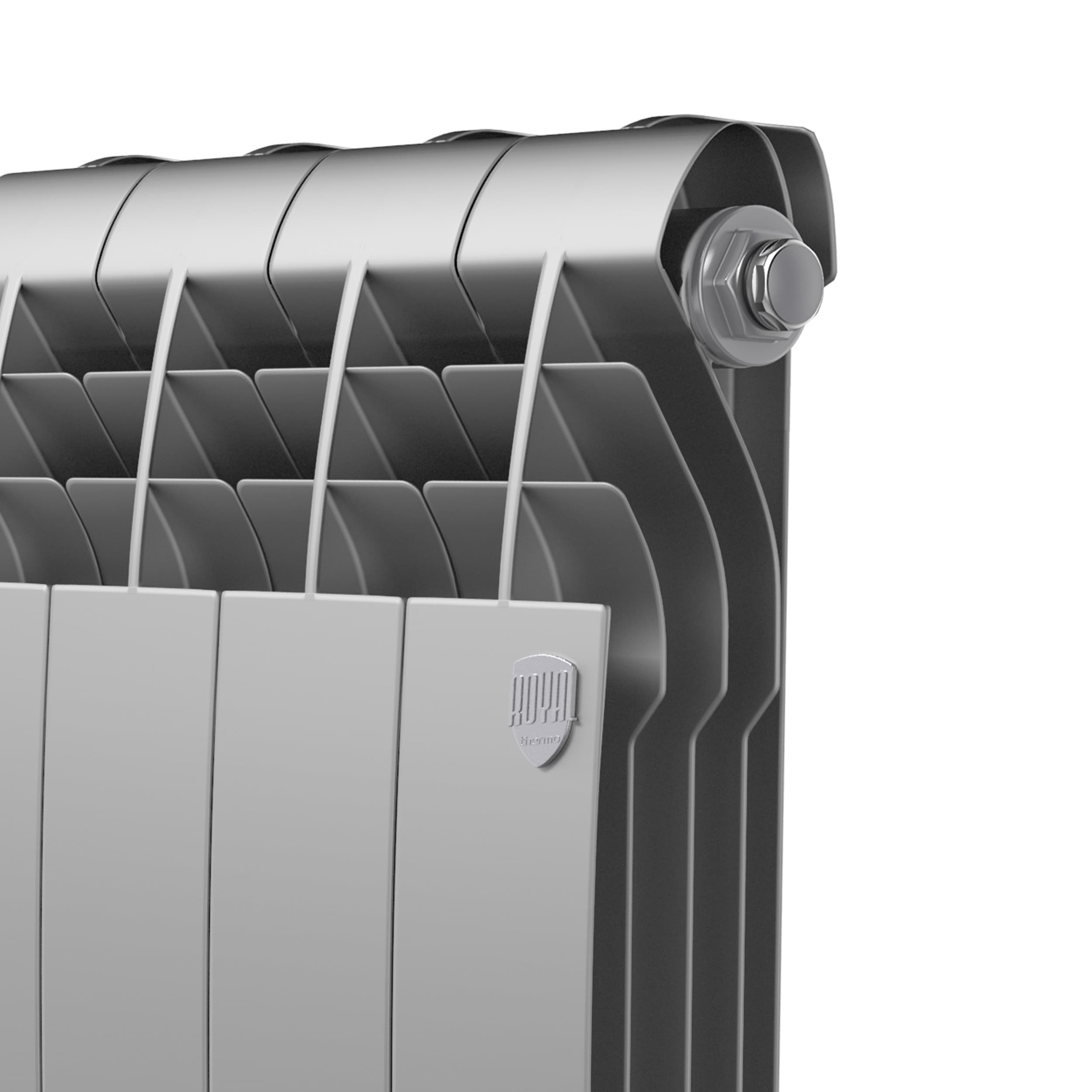 Радиатор Royal Thermo BiLiner 350 /Silver Satin - 8 секц. — фото 4