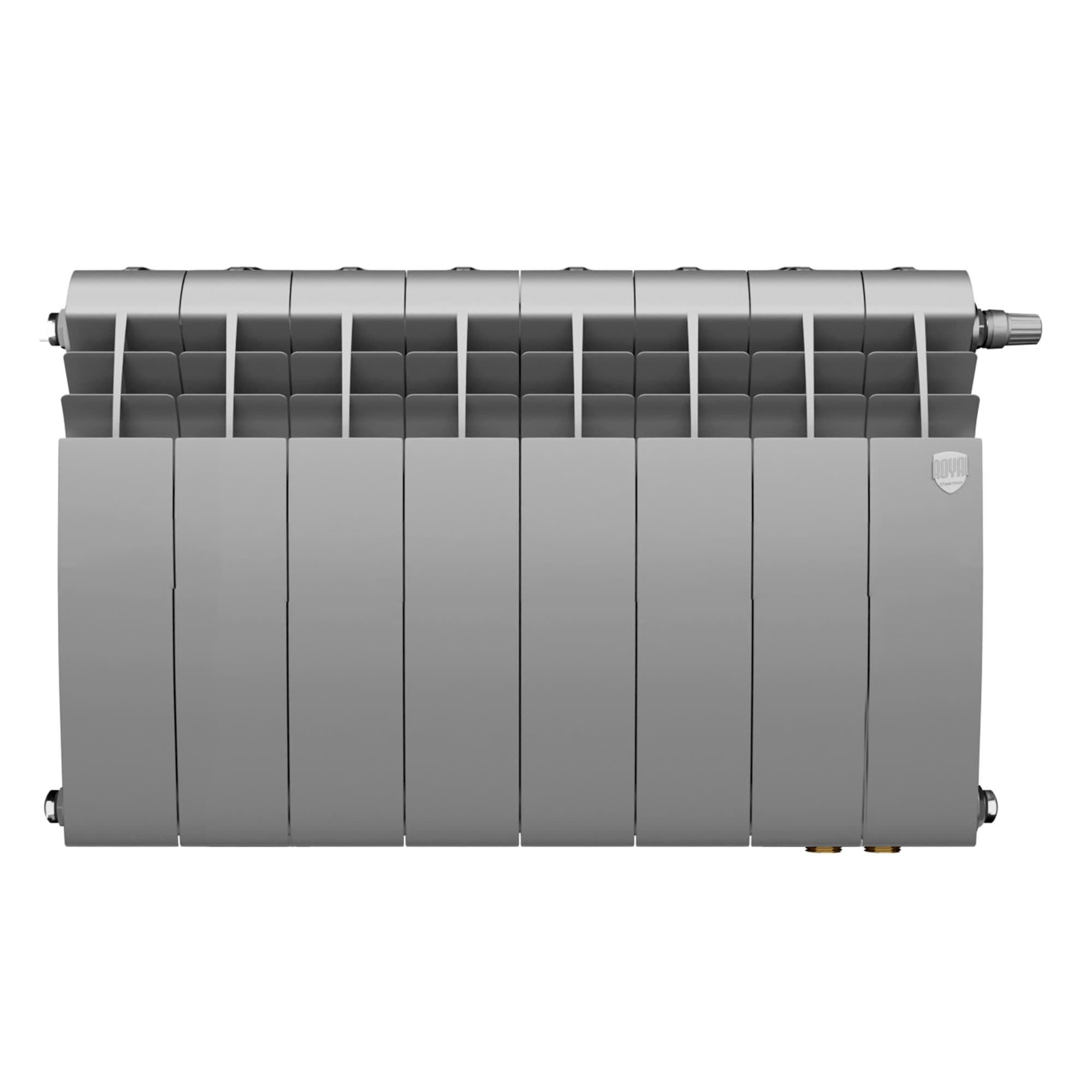 Радиатор Royal Thermo BiLiner 350 Silver Satin VR80 - 8 секц. — фото 2