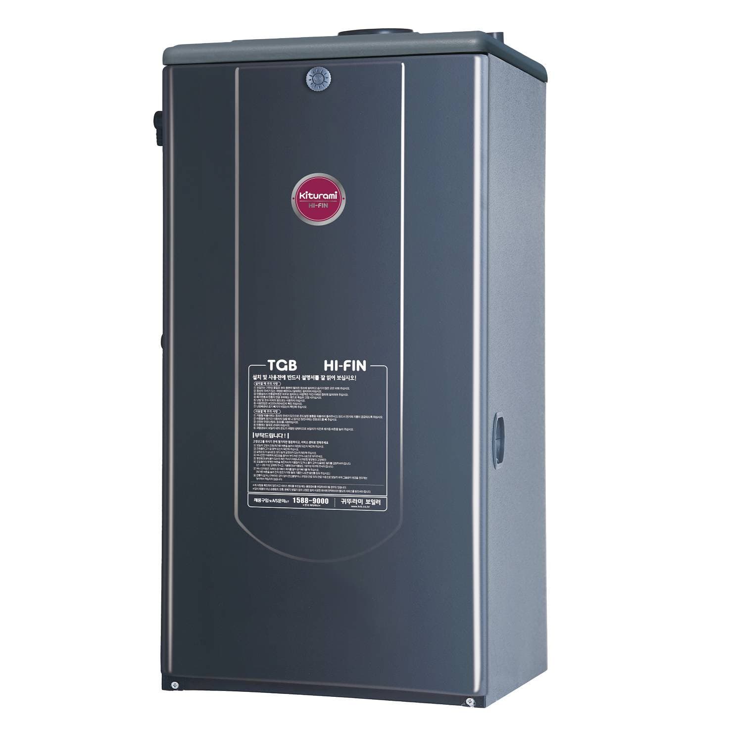 Котел газовый KITURAMI TGB HiFin-30 напольный, 2 конт., закр.кам.сгор. сталь