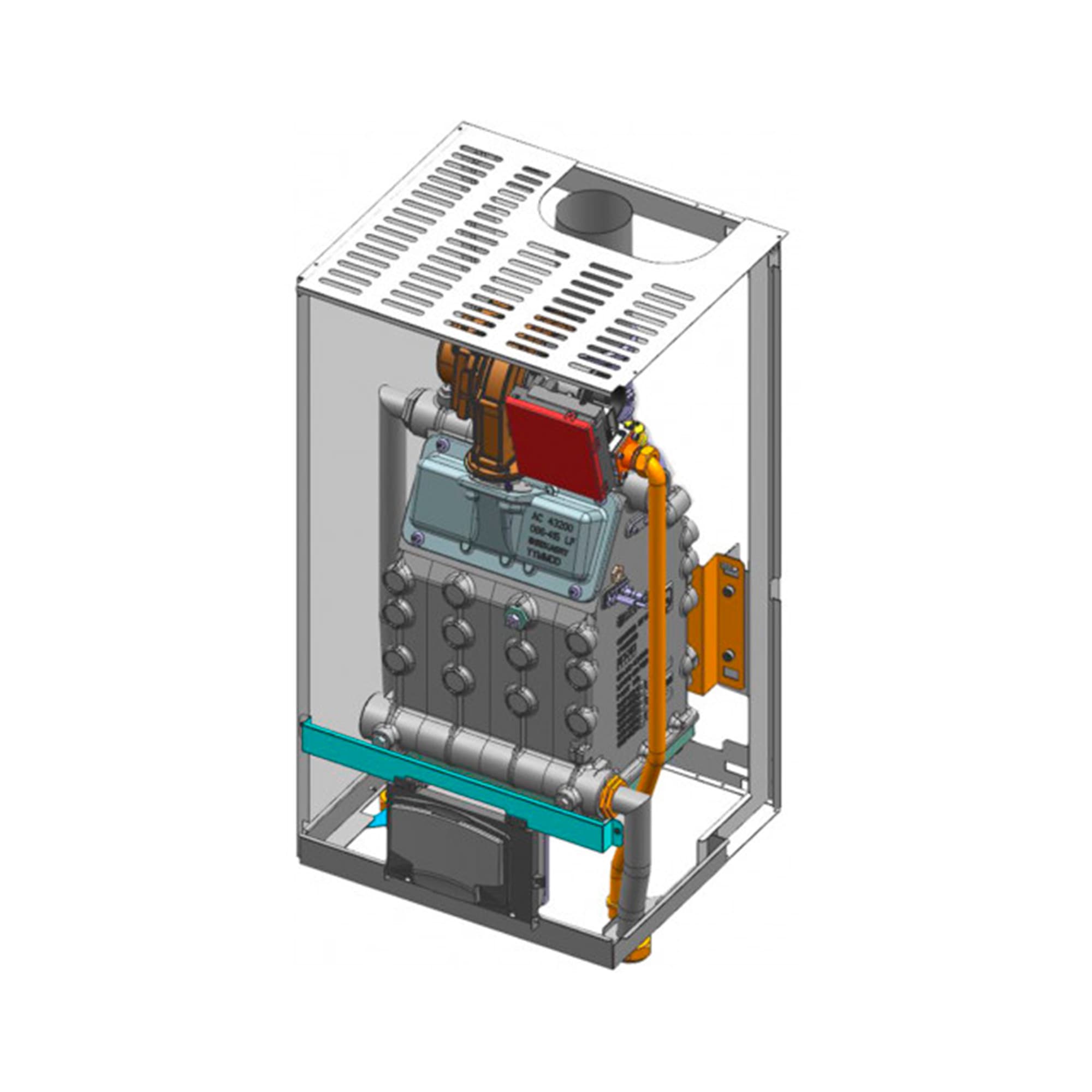 Котел газовый Ferroli FORCE W 60 конденсационный, настенный, 1 конт., закр. кам. сгор. — фото 4