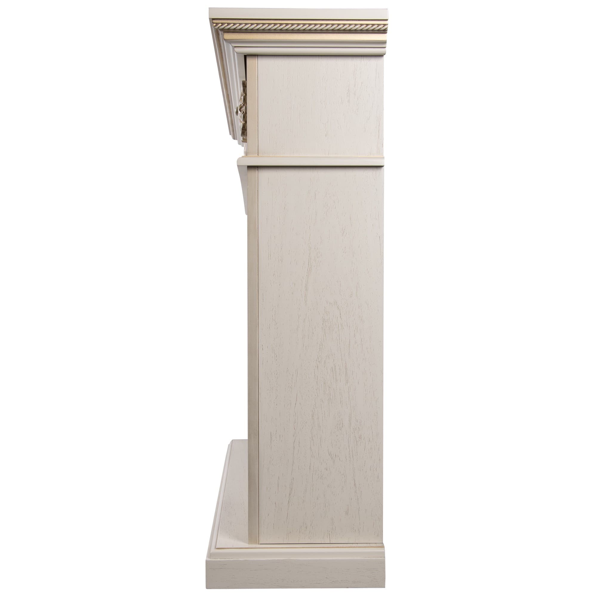 Каминокомплект: Очаг Electrolux EFP/P-4220LS, портал Siena 42/40/36, сл. кость с зол. патиной — фото 3