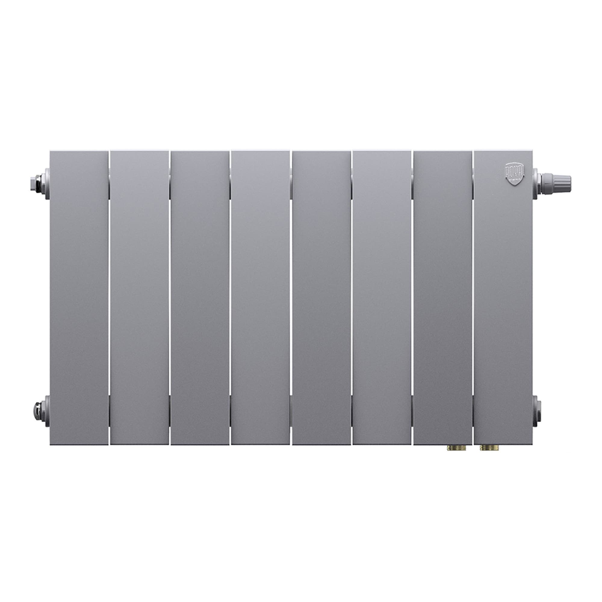 Радиатор Royal Thermo PianoForte 300 Silver Satin VDR80 - 8 секц. — фото 2