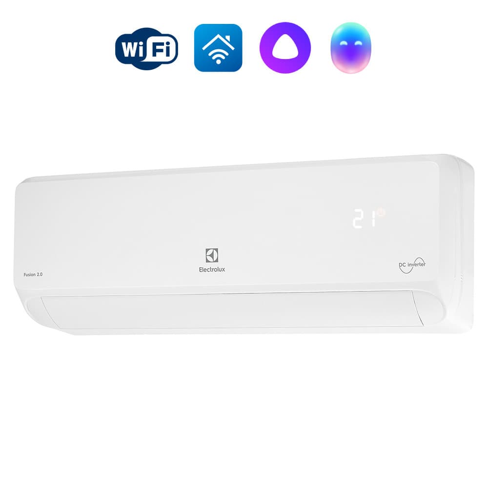 Сплит-система инверторного типа Electrolux Fusion 2.0 Super DC EACS/I-24HF2/N8_24Y комплект — фото 1