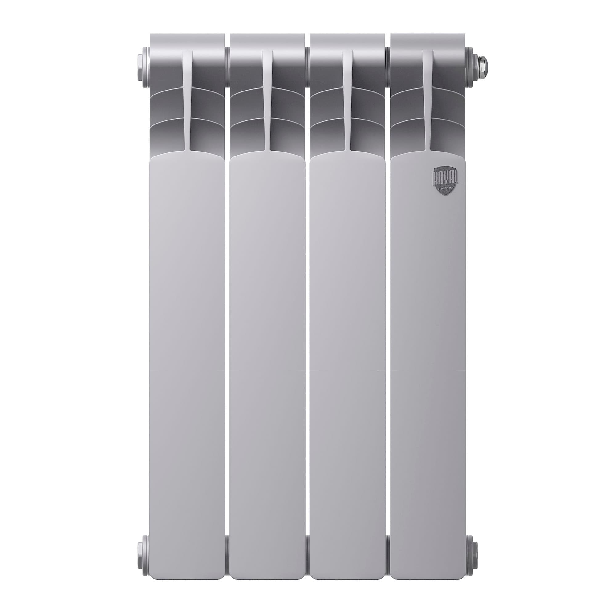 Радиатор Royal Thermo Revolution Bimetall 500 2.0/Silver Satin – 4 секц. — фото 2