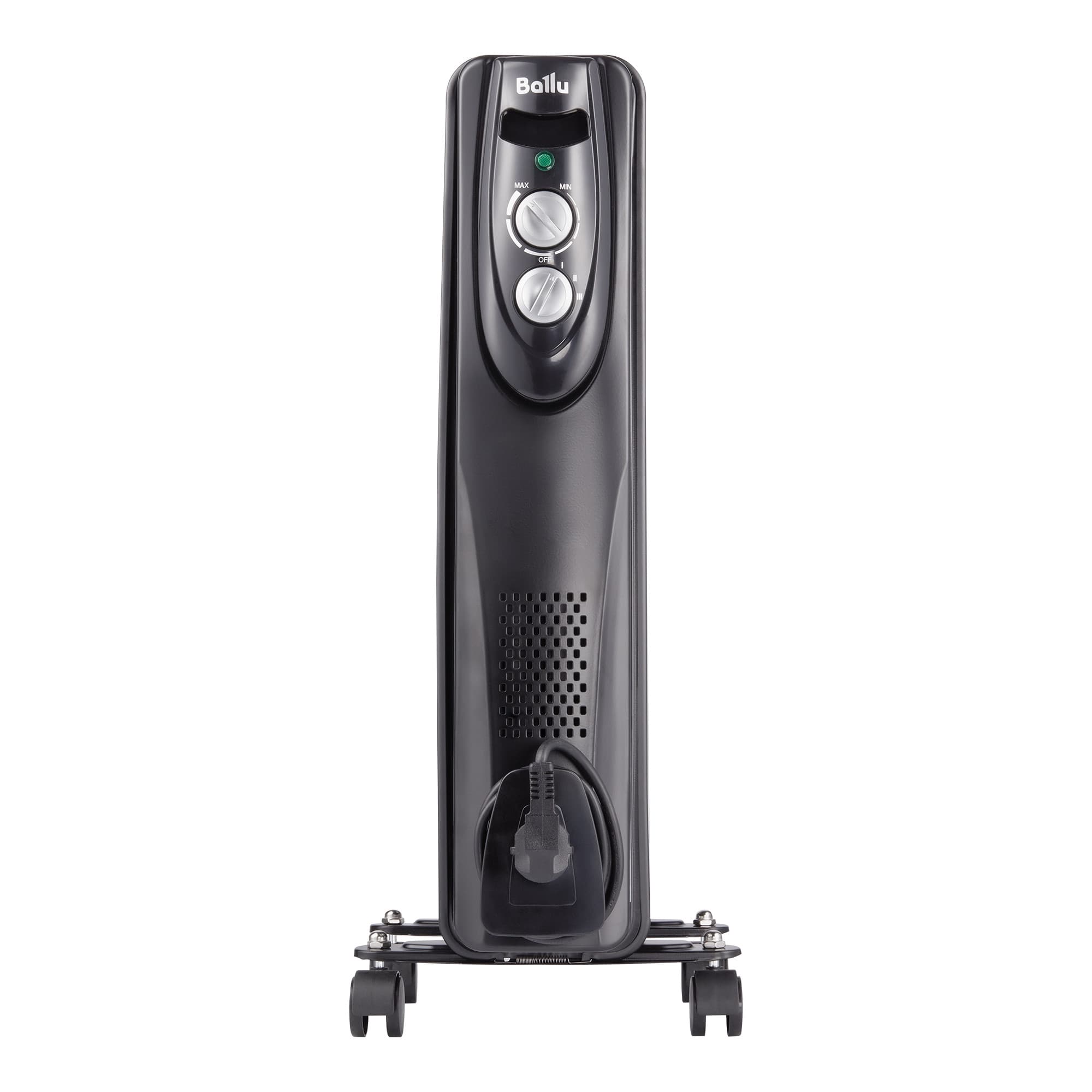 Масляный радиатор Ballu Classic black BOH/CL-07BRN 1500 (7 секций) — фото 5