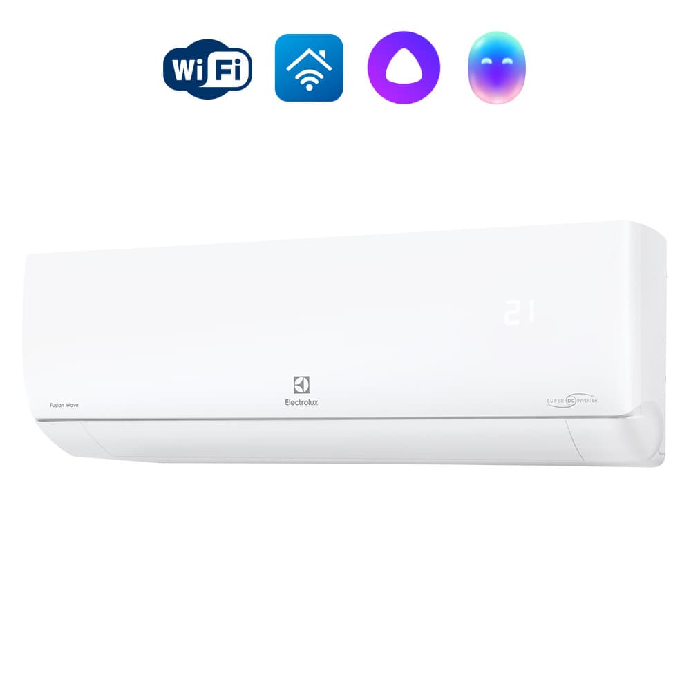 Сплит-система инверторного типа Electrolux Fusion Wave Super DC EACS/I-07HFW/N8 комплект — фото 1