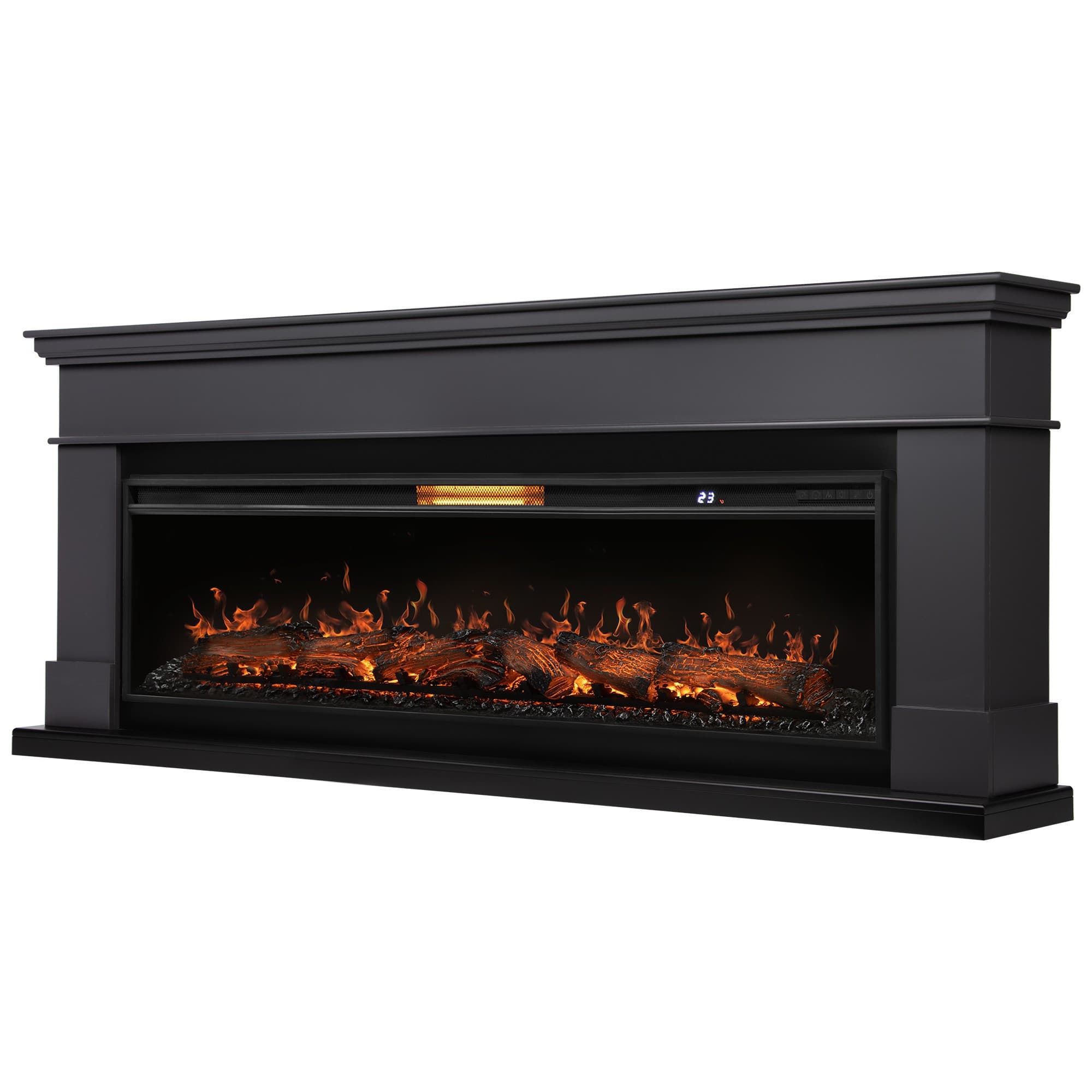 Каминокомплект: Очаг Royal Thermo Aurora RTFP/P-AR60LS, портал California 60 G, графит — фото 1