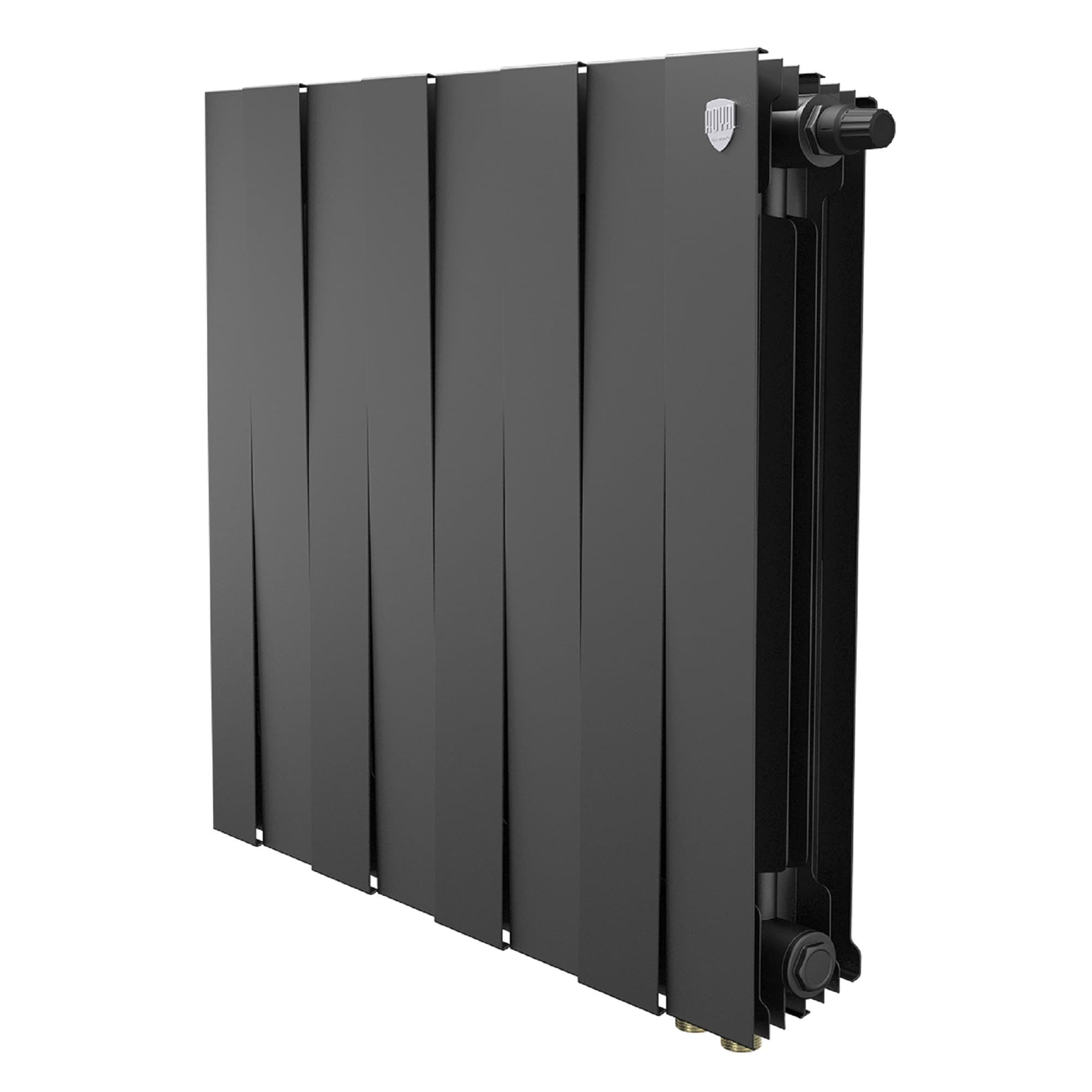 Радиатор Royal Thermo PianoForte 500 Noir Sable VDR80 - 8 секц. — фото 1