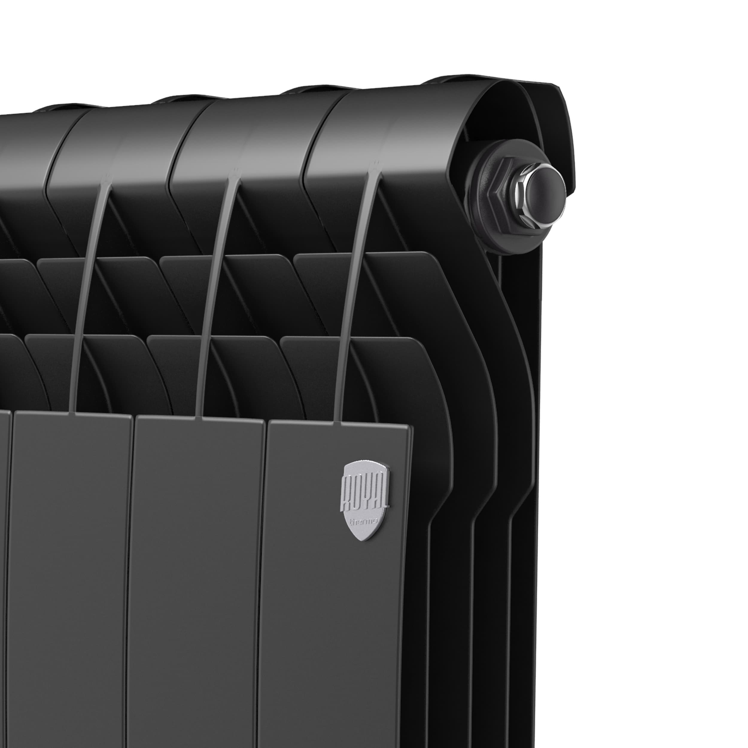 Радиатор Royal Thermo BiLiner 500 Noir Sable - 12 секц. — фото 4
