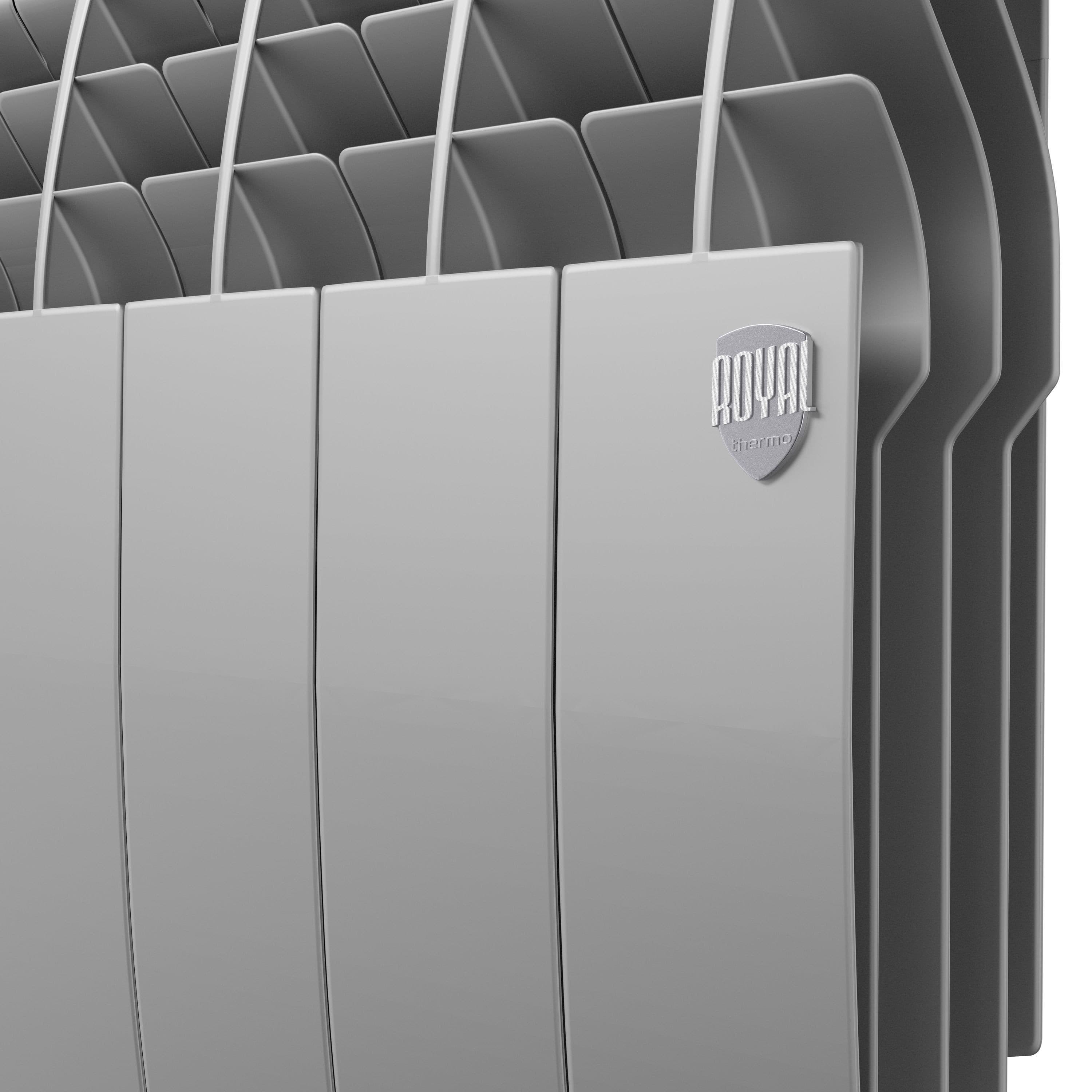 Радиатор Royal Thermo BiLiner 350 /Silver Satin VR - 10 секц. — фото 3