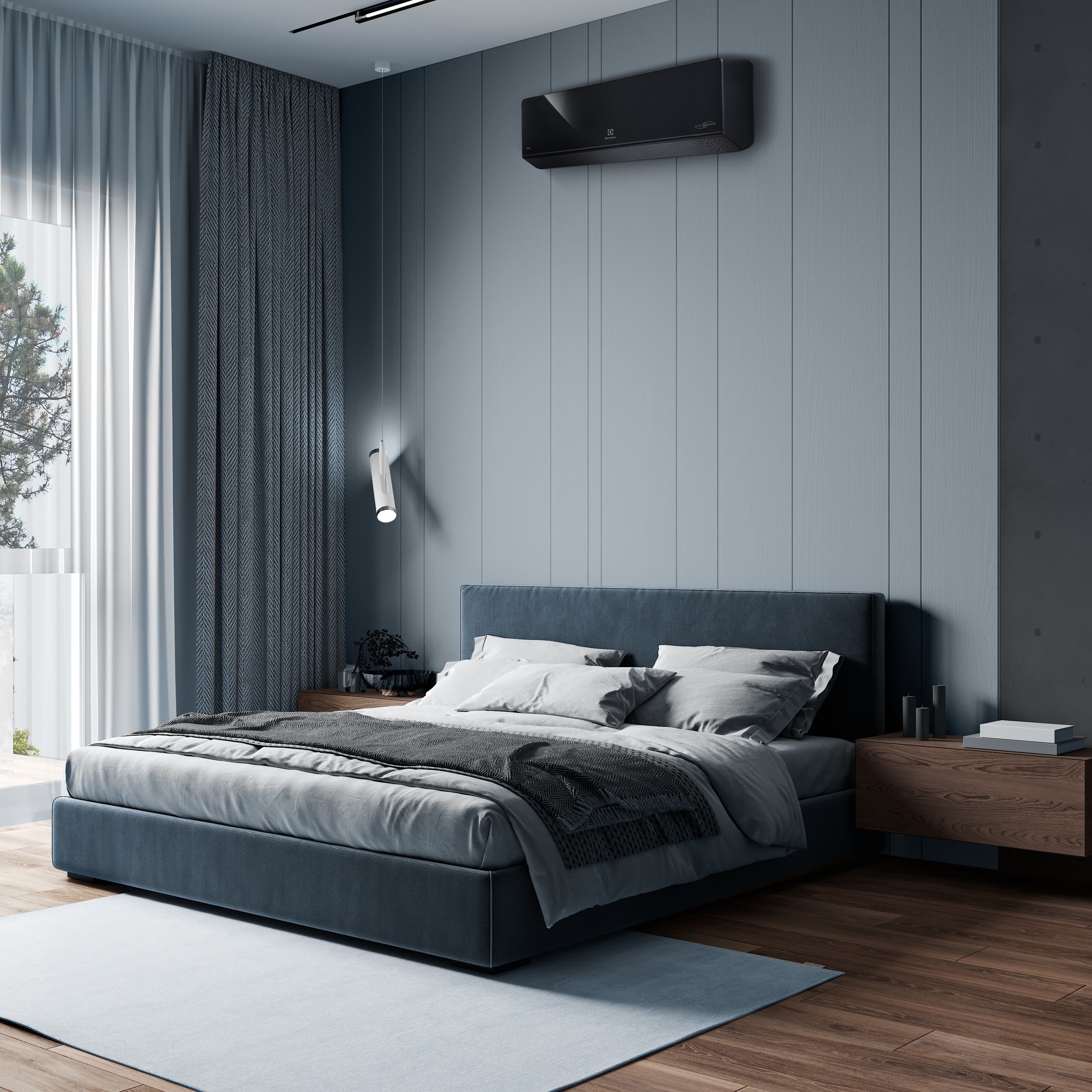 Сплит-система инверторного типа Electrolux Onix Super DC EACS/I-09HIX-BLACK/N8 комплект — фото 13