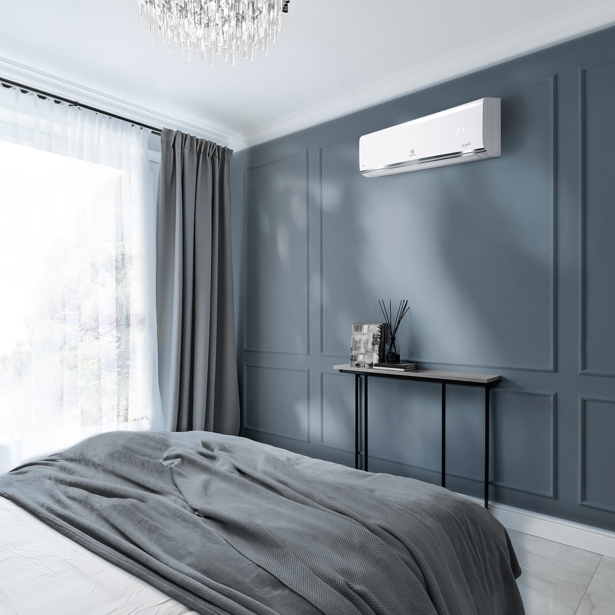 Сплит-система инверторного типа Electrolux Smartline DC EACS/I-12HSM/N8_V2 комплект — фото 12