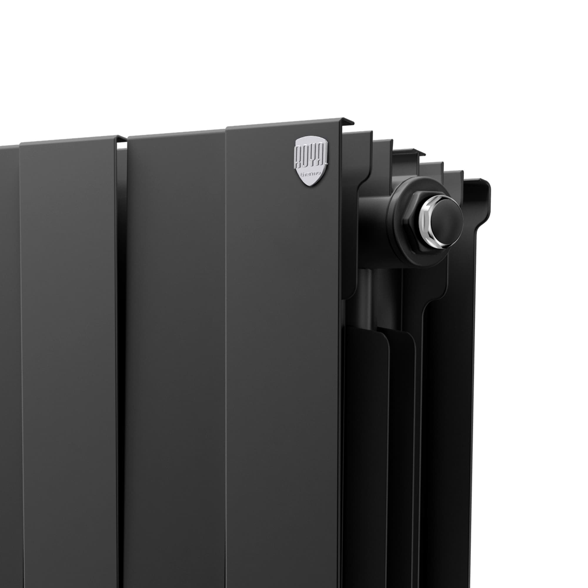 Радиатор биметаллический Royal Thermo PianoForte 200 Чёрный VR80- 16 секц. — фото 4