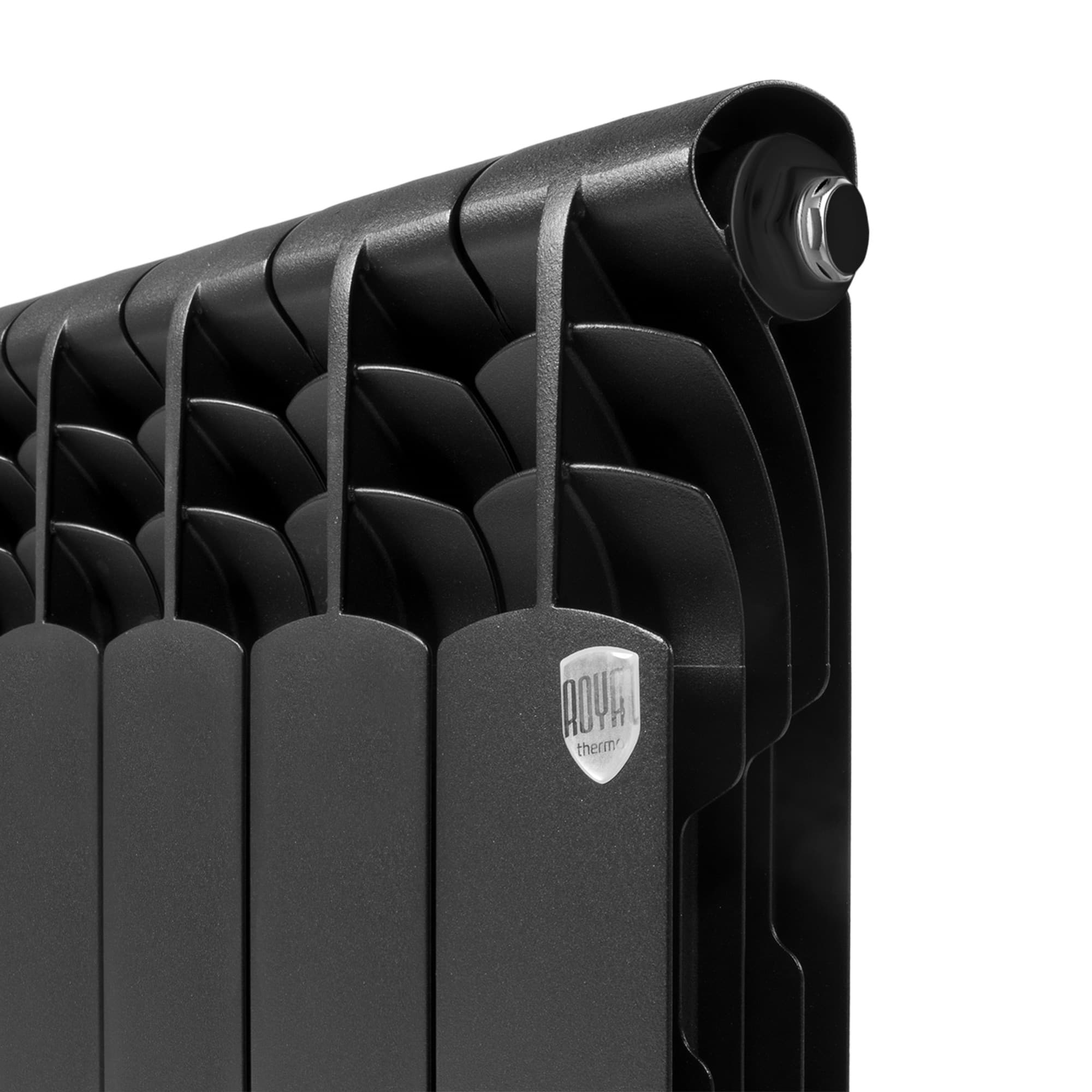 Радиатор Royal Thermo Revolution Bimetall 500 2.0/Noir Sable – 10 секц. — фото 4