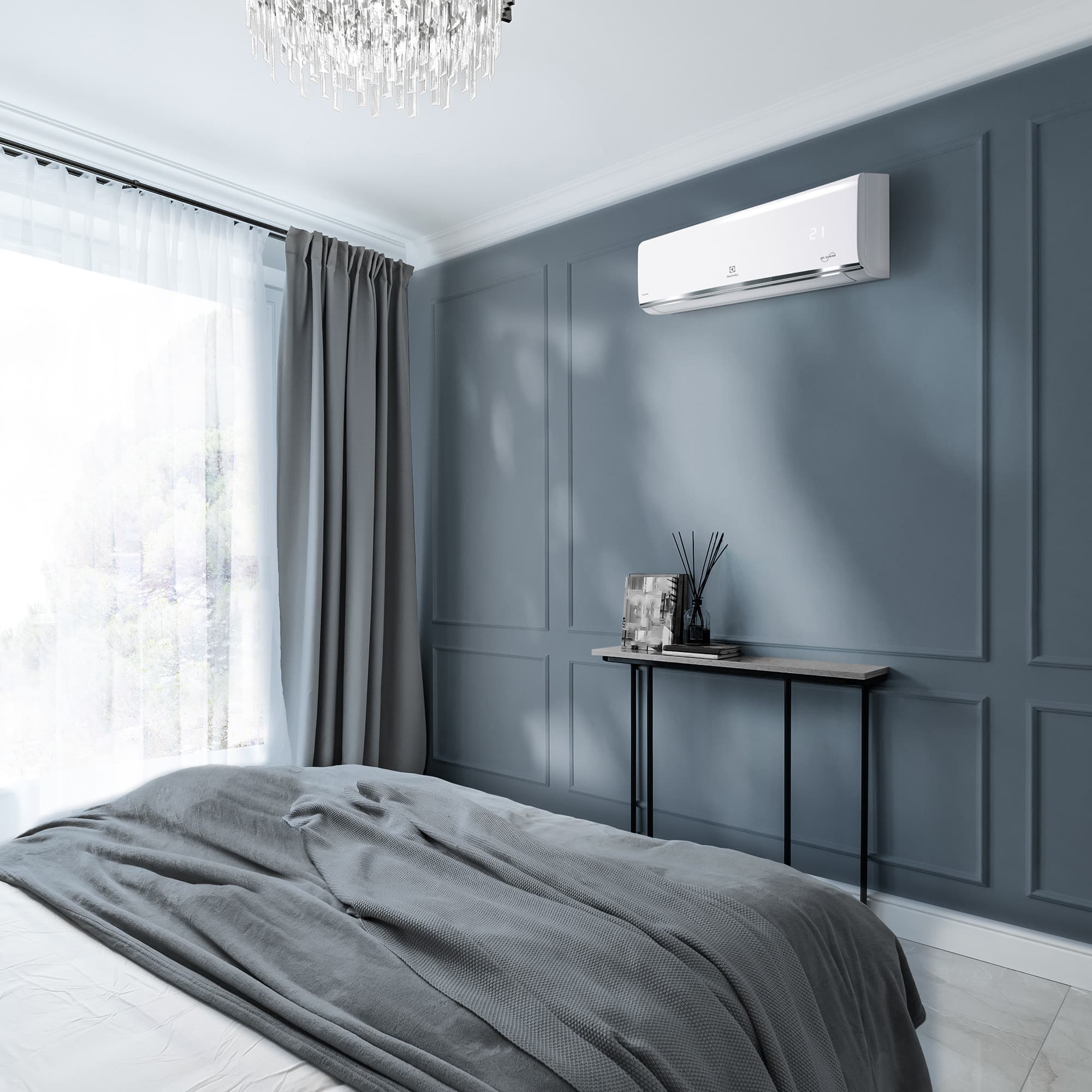 Сплит-система инверторного типа Electrolux Smartline DC EACS/I-24HSM/N8_V3 комплект — фото 12