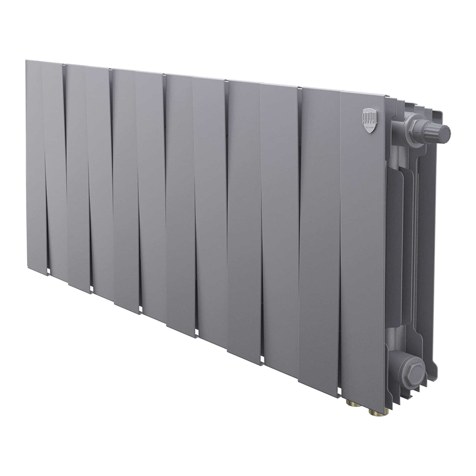 Радиатор Royal Thermo PianoForte 300 Silver Satin VDR80 - 12 секц. — фото 1