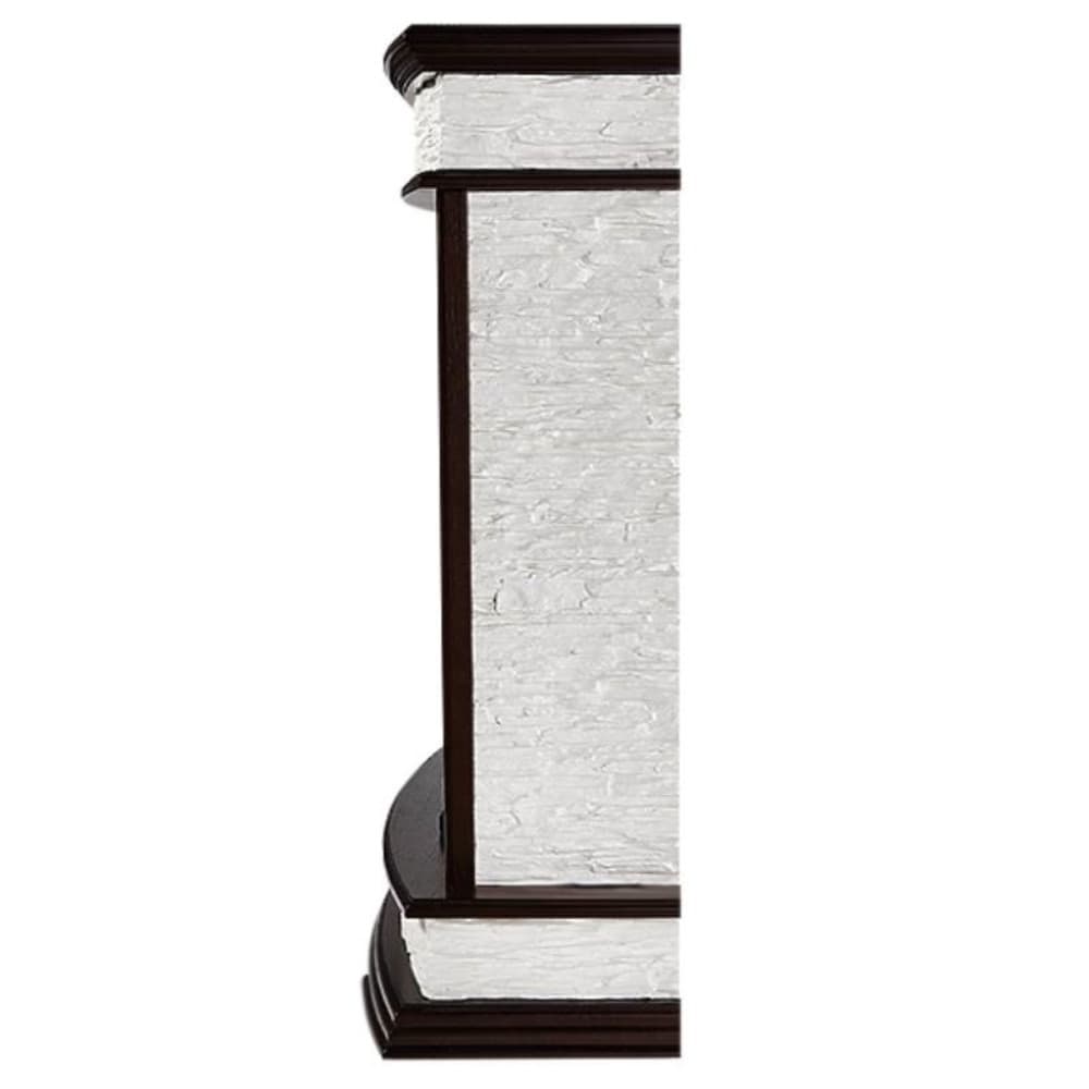 Каминокомплект:Очаг Electrolux EFP/P-1020LS, портал Scala Classic сланец скалистый бел., тёмн. Дуб — фото 3