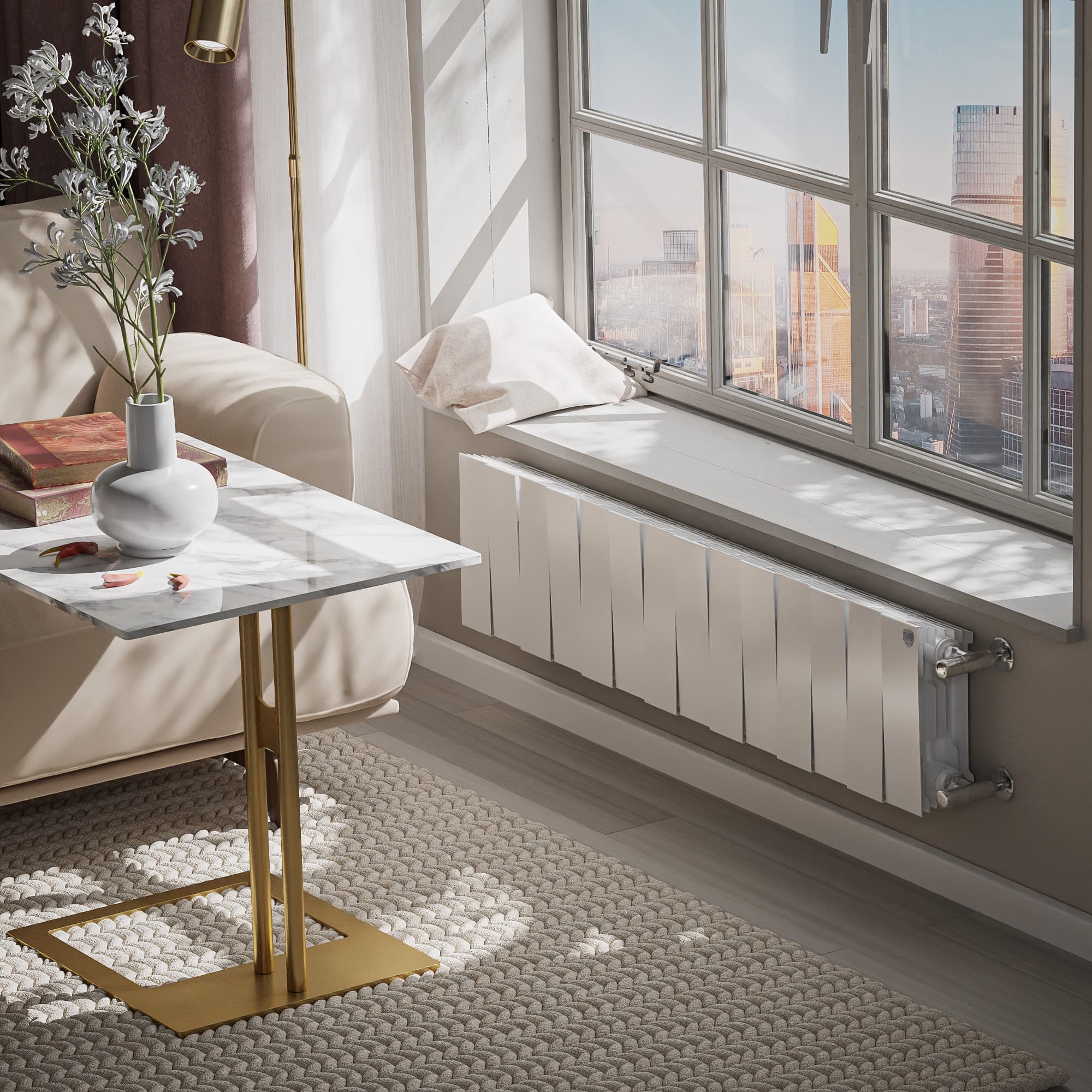 Радиатор биметаллический Royal Thermo PianoForte 200 Белый - 14 секц. — фото 6