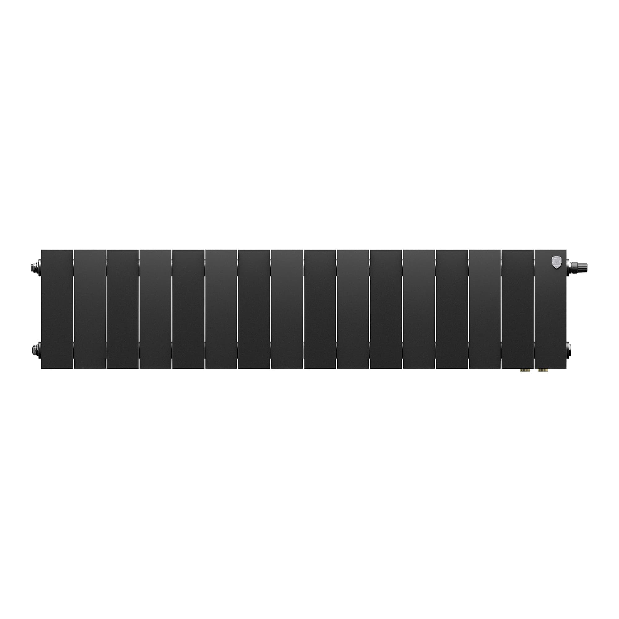 Радиатор биметаллический Royal Thermo PianoForte 200 Чёрный VR80- 16 секц. — фото 2