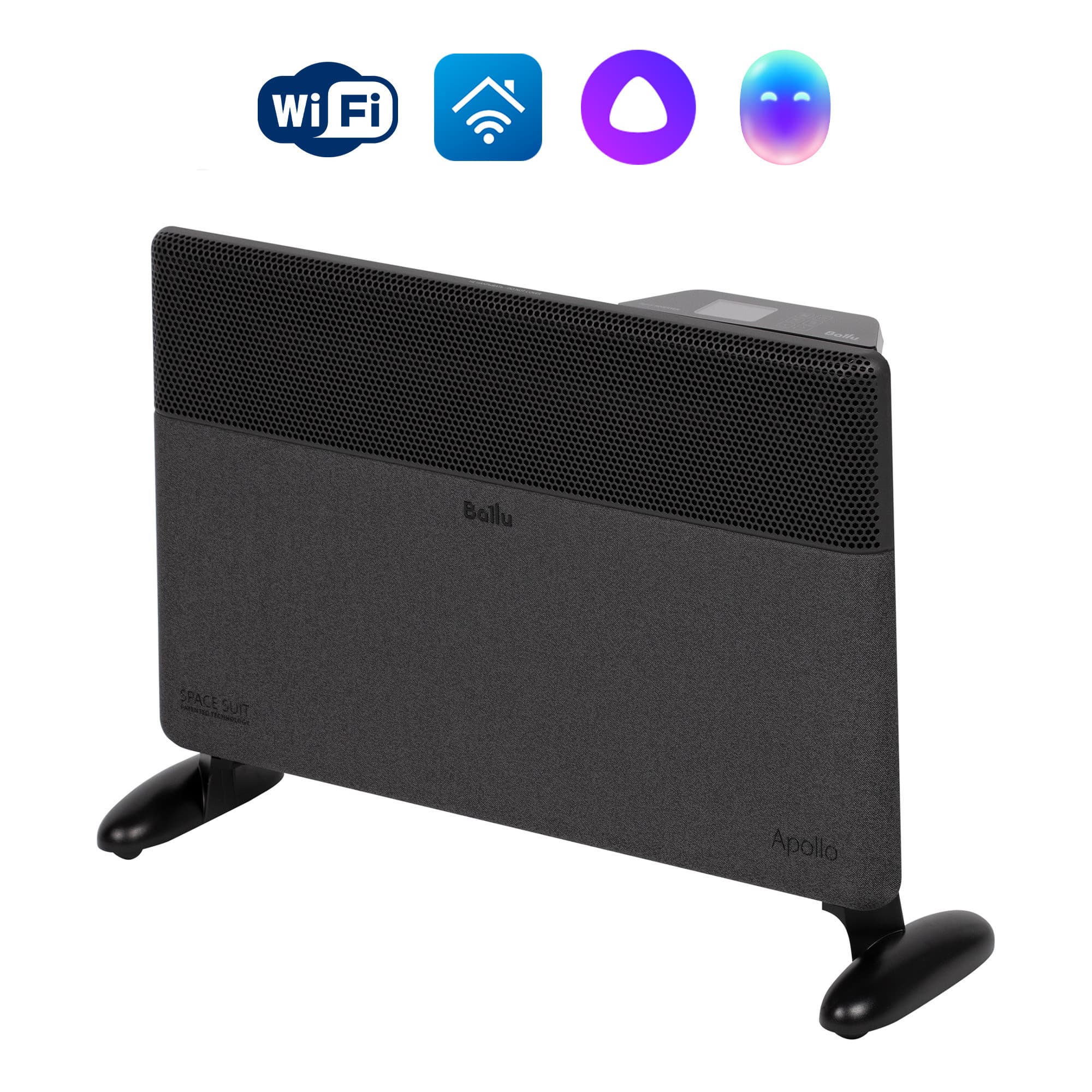 Конвектор электрический Ballu Apollo digital INVERTER Space Black BEC/ATI-2002 — фото 1