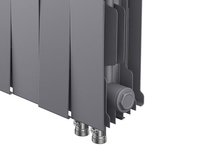 Радиатор Royal Thermo PianoForte 200 /Silver Satin - 12 секц. VDR — фото 2