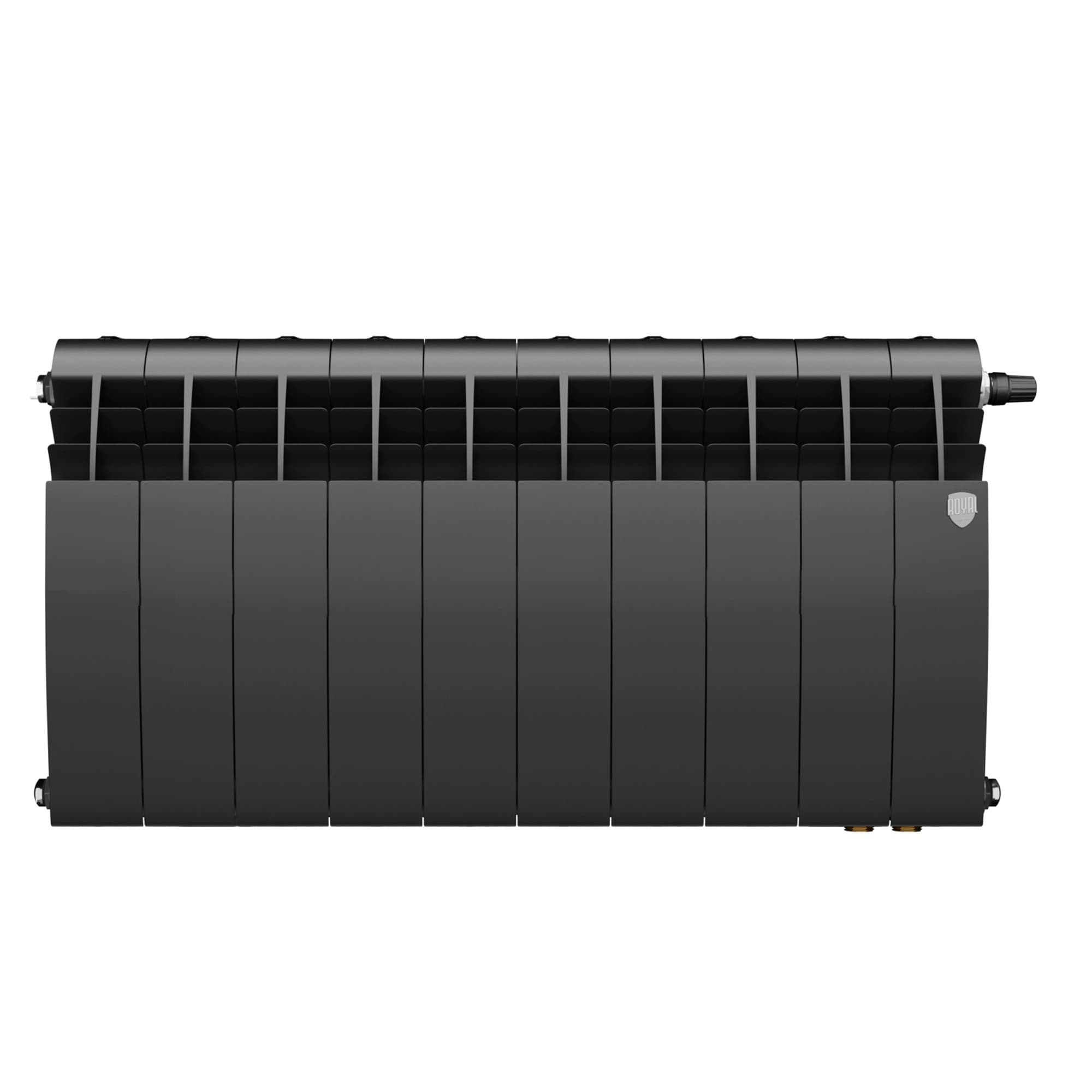 Радиатор Royal Thermo BiLiner 350 Noir Sable VR80 - 10 секц. — фото 2
