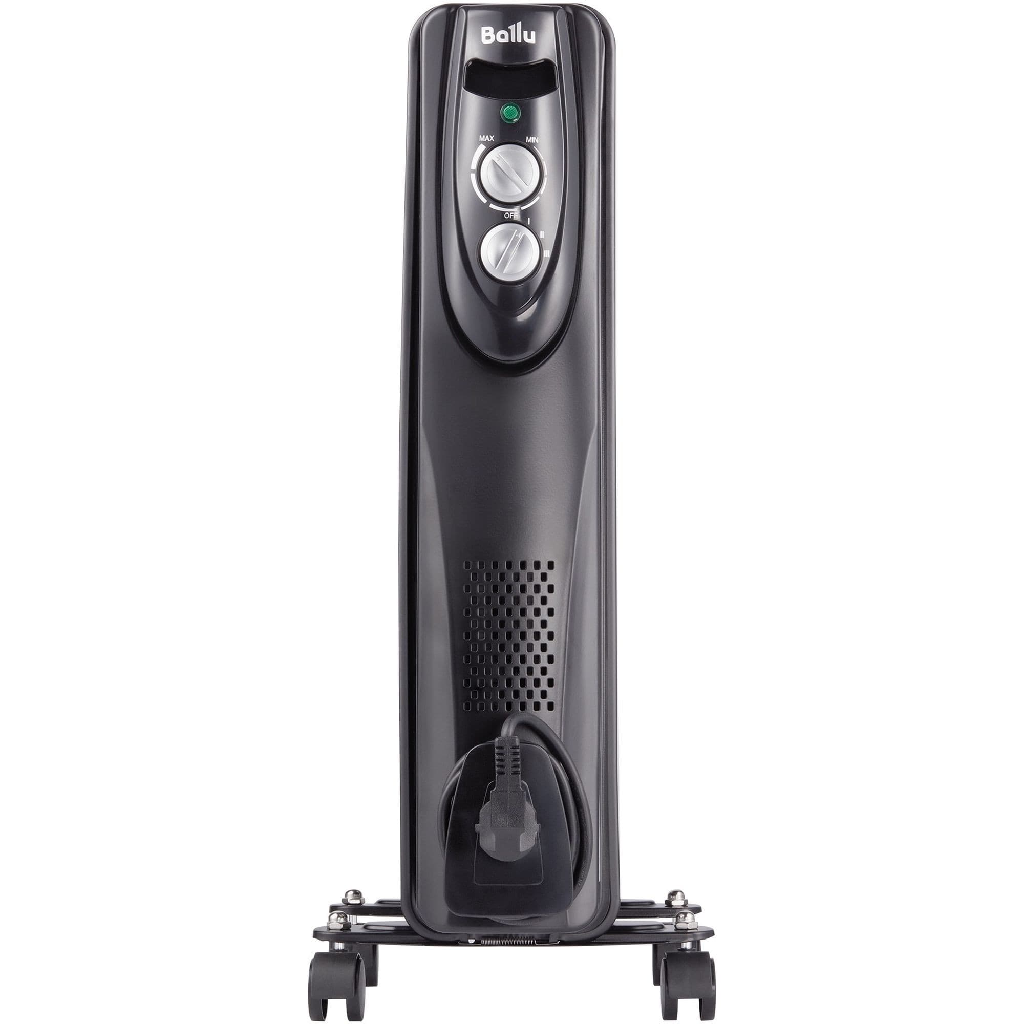 Масляный радиатор Ballu Classic black BOH/CL-07BRN 1500 (7 секций) — фото 2