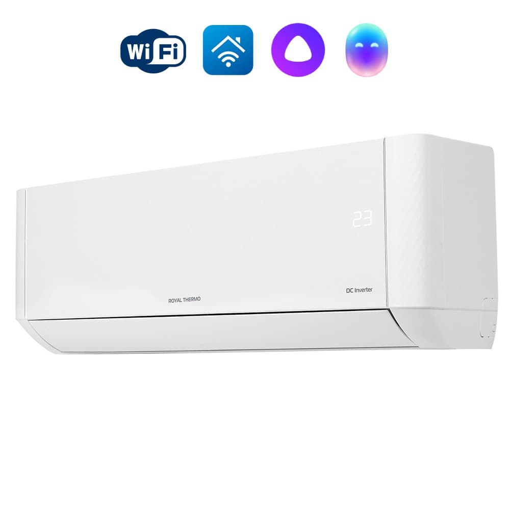 Сплит-система инверторного типа Royal Thermo Barocco DC RTBI-24HN8_V2/white комплект — фото 1