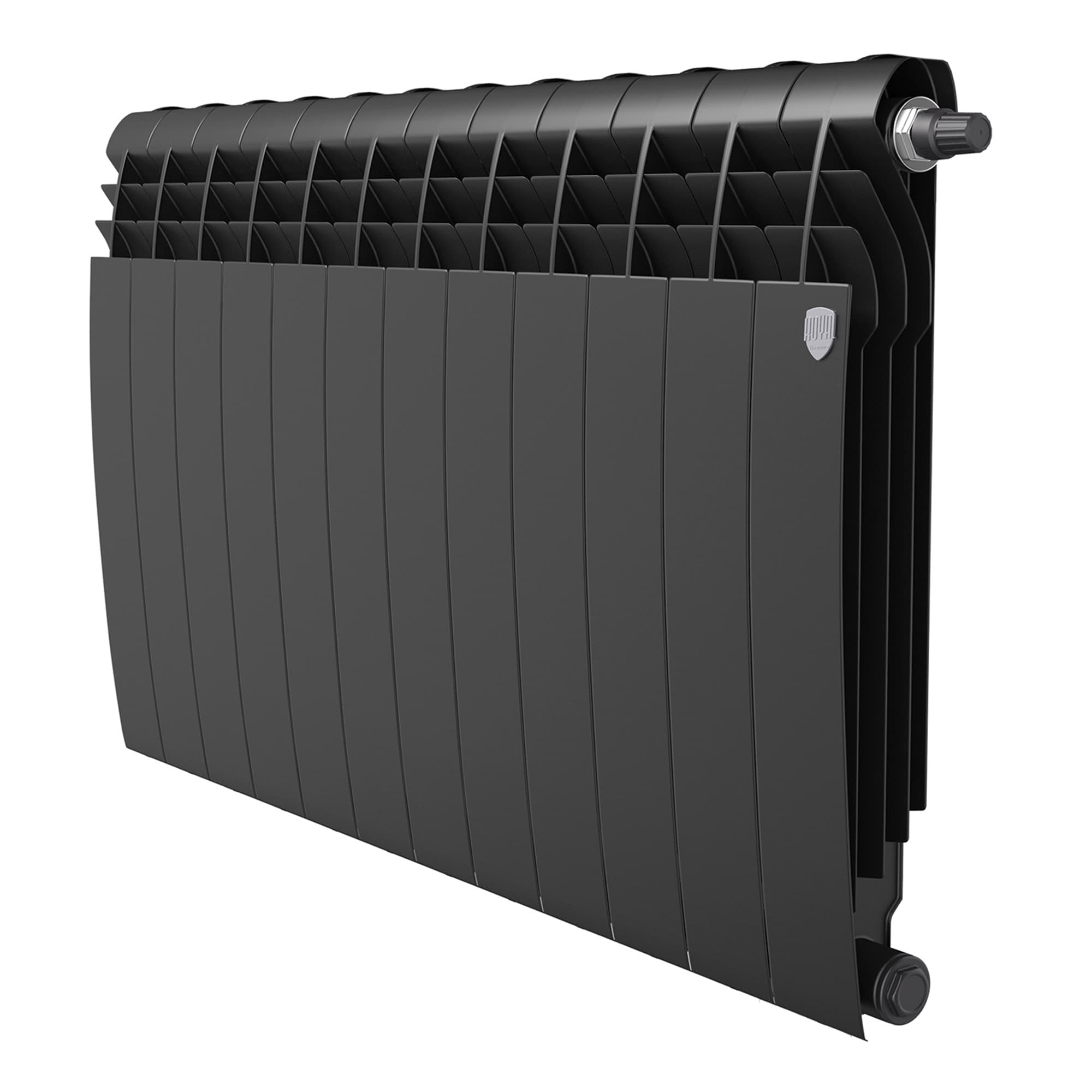 Радиатор Royal Thermo BiLiner 500 Noir Sable VR80 - 12 секц. — фото 1