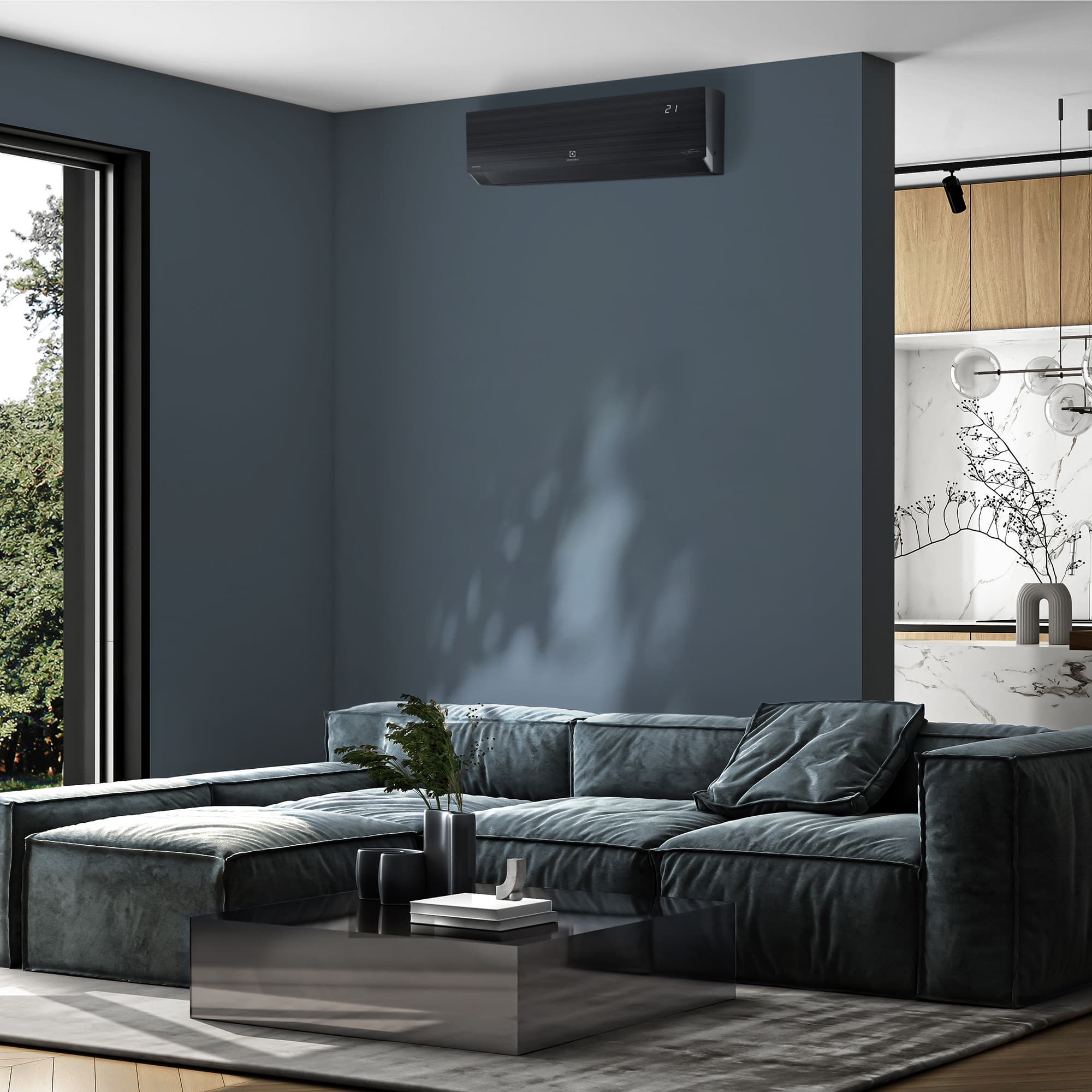 Сплит-система инверторного типа Electrolux Enterprise Super DC EACS/I-09HEN-BLACK/N8_24Y комплект — фото 5