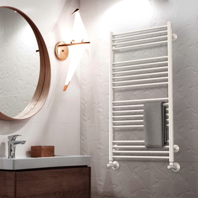 Полотенцесушитель Royal Thermo Casa П14 500х800 электро (встроен. диммер) белый — фото 3