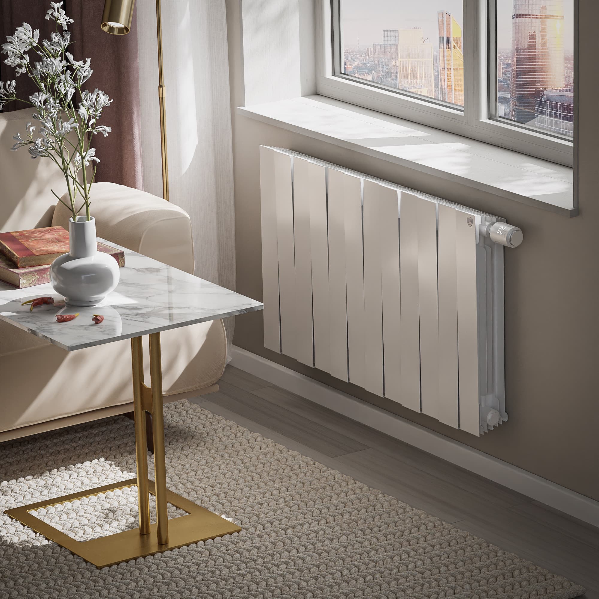 Радиатор Royal Thermo PianoForte 500 Bianco Traffico VDR80 - 12 секц. — фото 4