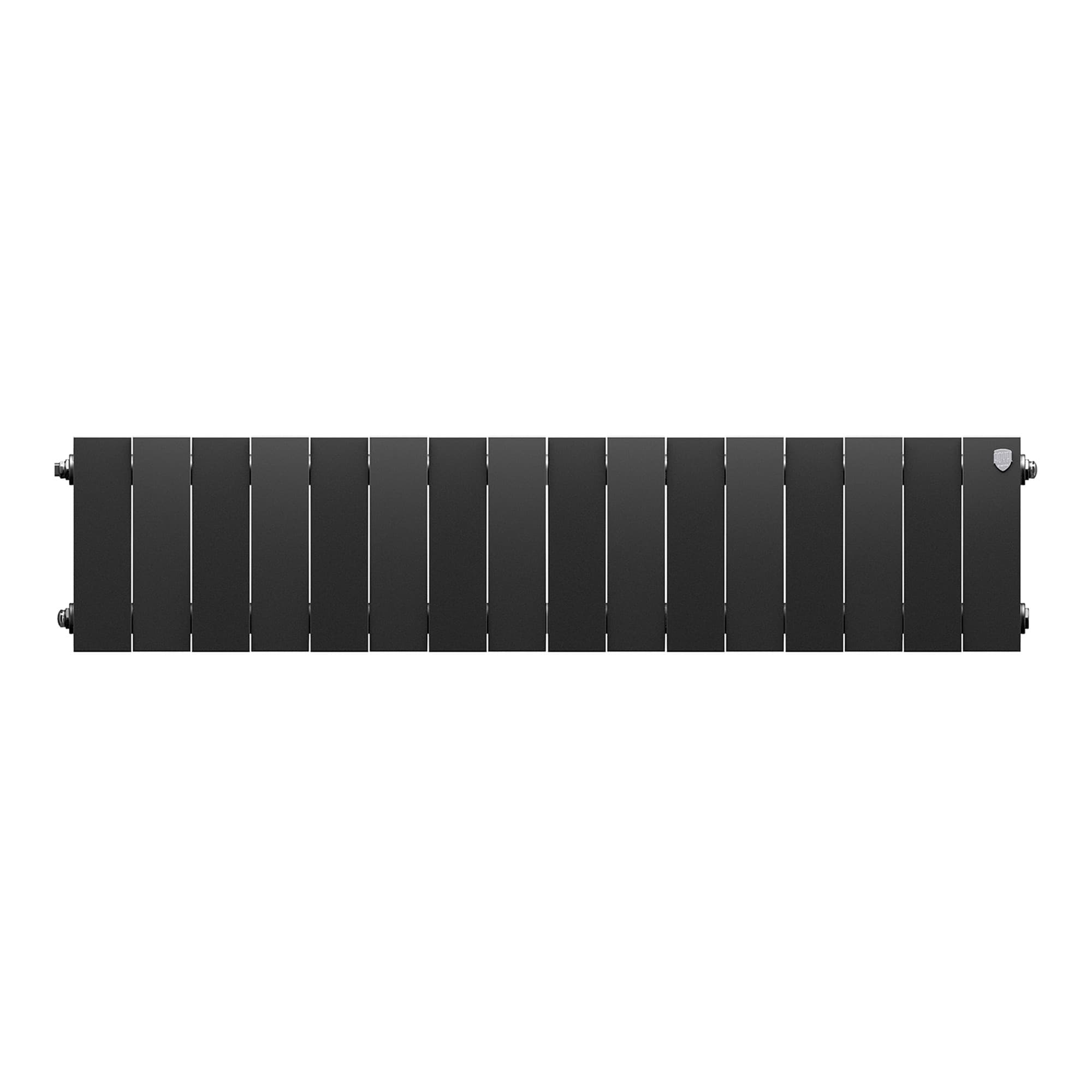 Радиатор биметаллический Royal Thermo PianoForte 200 Чёрный - 16 секц. — фото 2