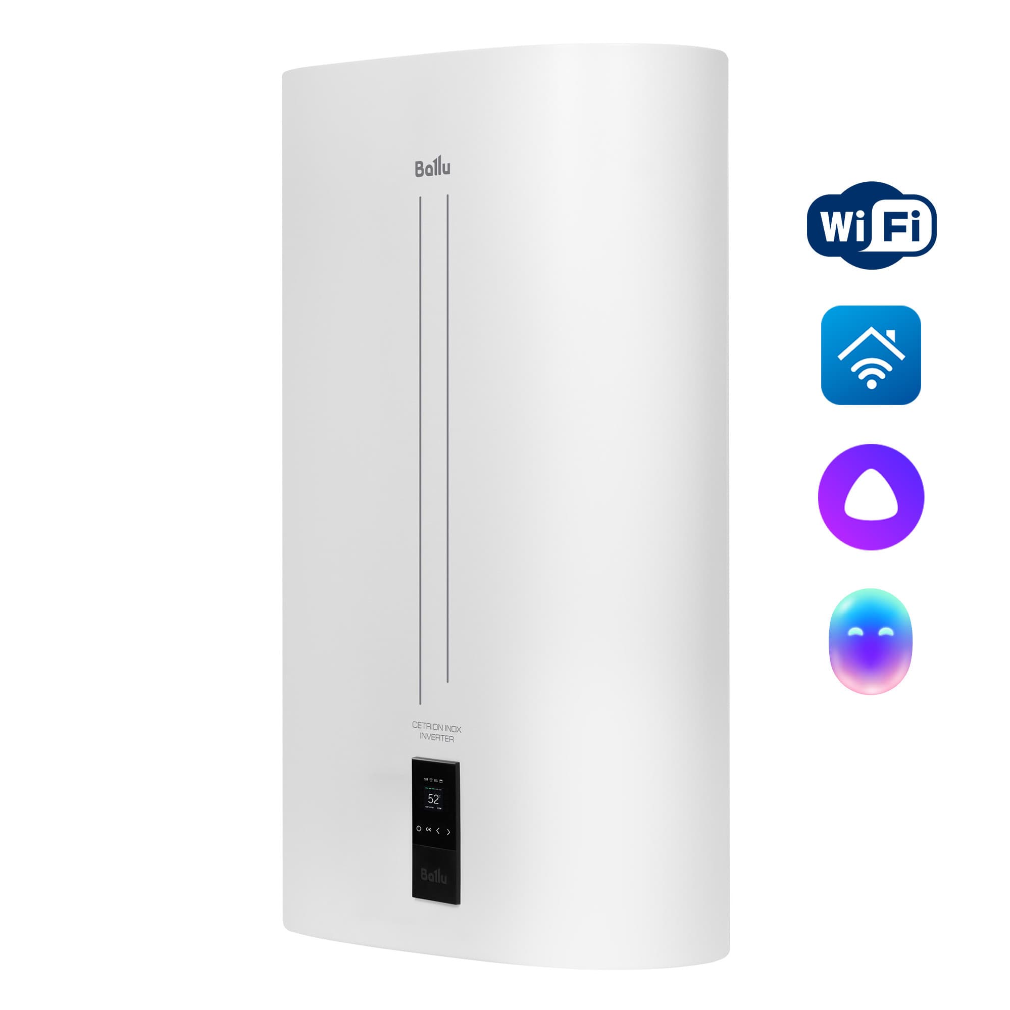 Водонагреватель Ballu BWH/S 80 Cetrion Inox Inverter — фото 1