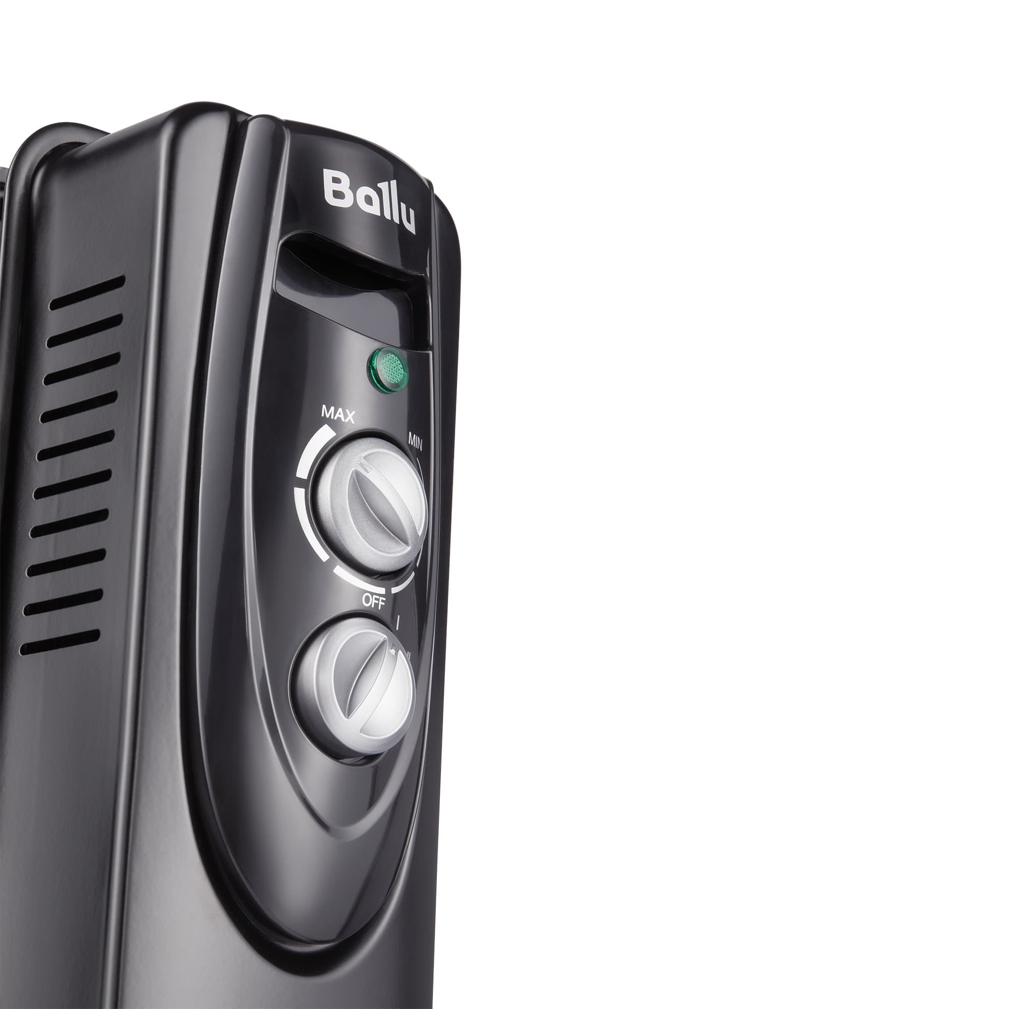 Масляный радиатор Ballu Classic black BOH/CL-07BRN 1500 (7 секций) — фото 4