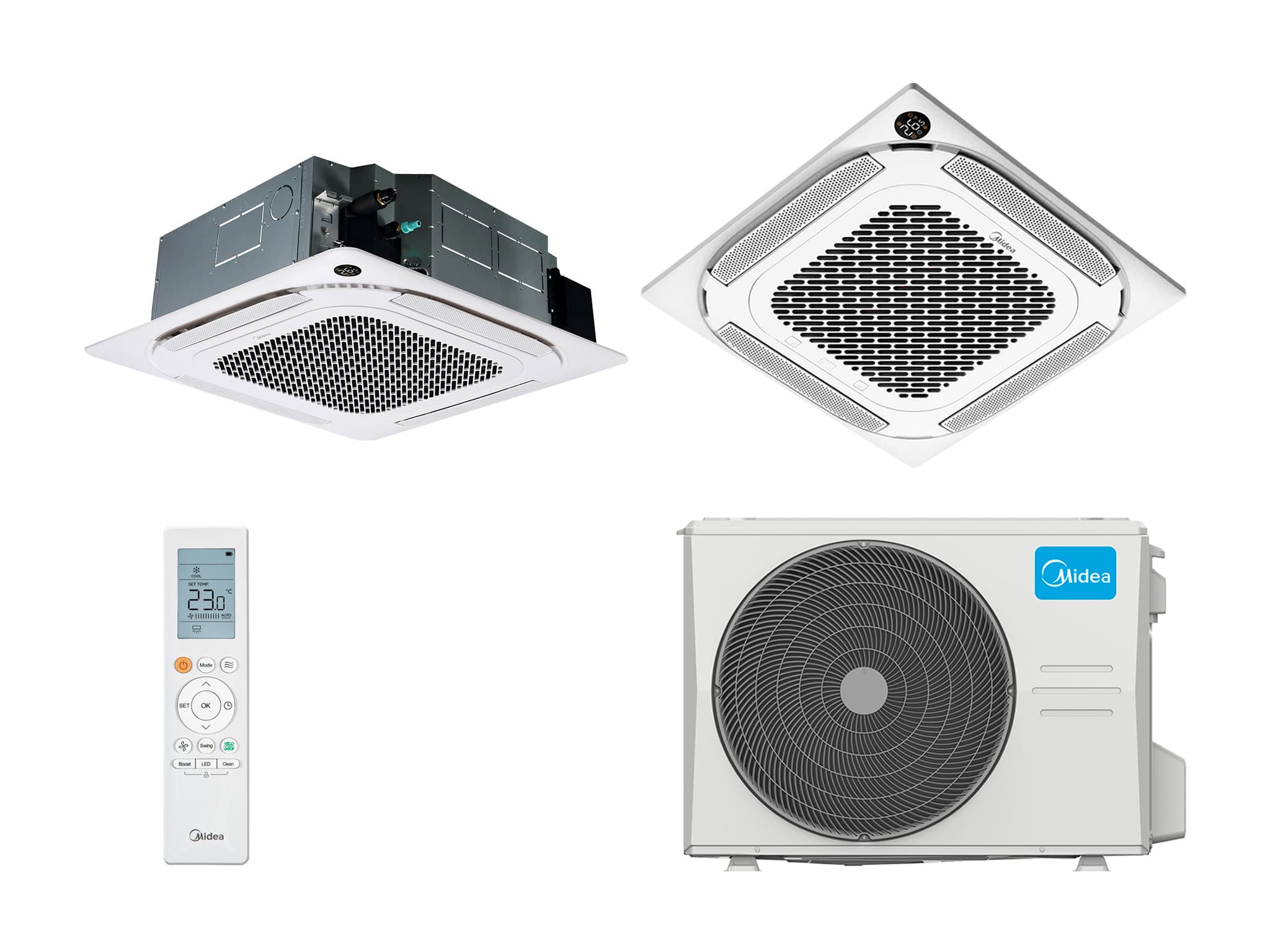 Midea MCD1-24HRFNX(GA)-B/MOA1D-24FRN8G1/T-MBQ4-04AWD